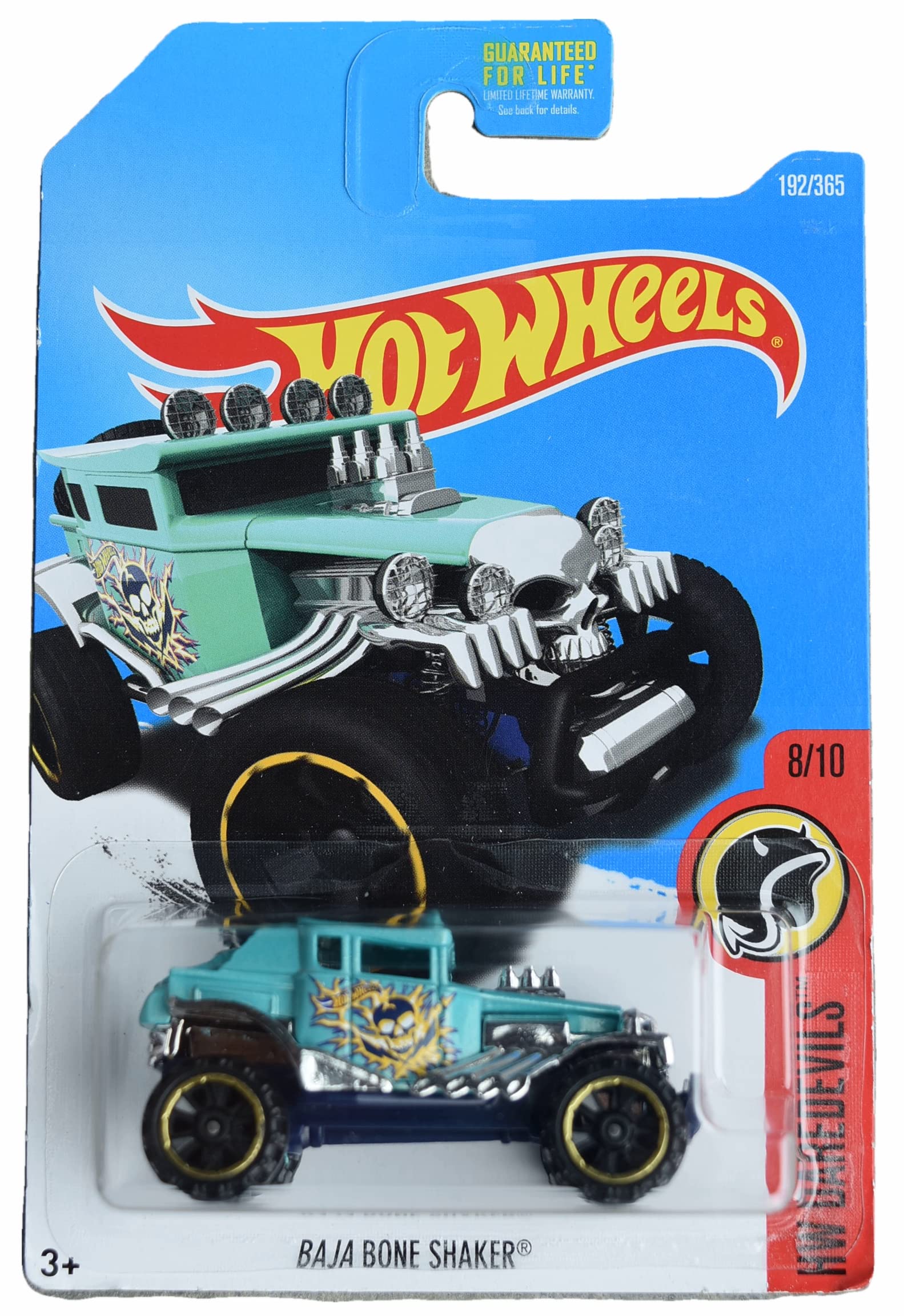 Hot Wheels Baja Bone Shaker Die-Cast Car - Daredevils Series 8/10 - Collectible Toy for Kids & Adults - Perfect for Racing, Display & Gifts
