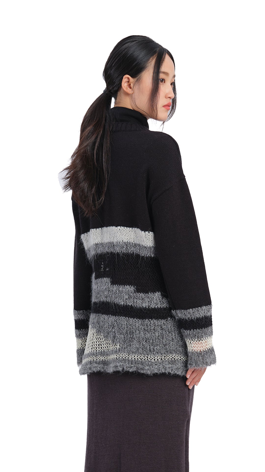 Soft & Cozy Mix Yarn Sweater for Women - Trendy Knit Pullover for Fall & Winter | Perfect for Casual Outfits, Office Wear & Holiday Gatherings