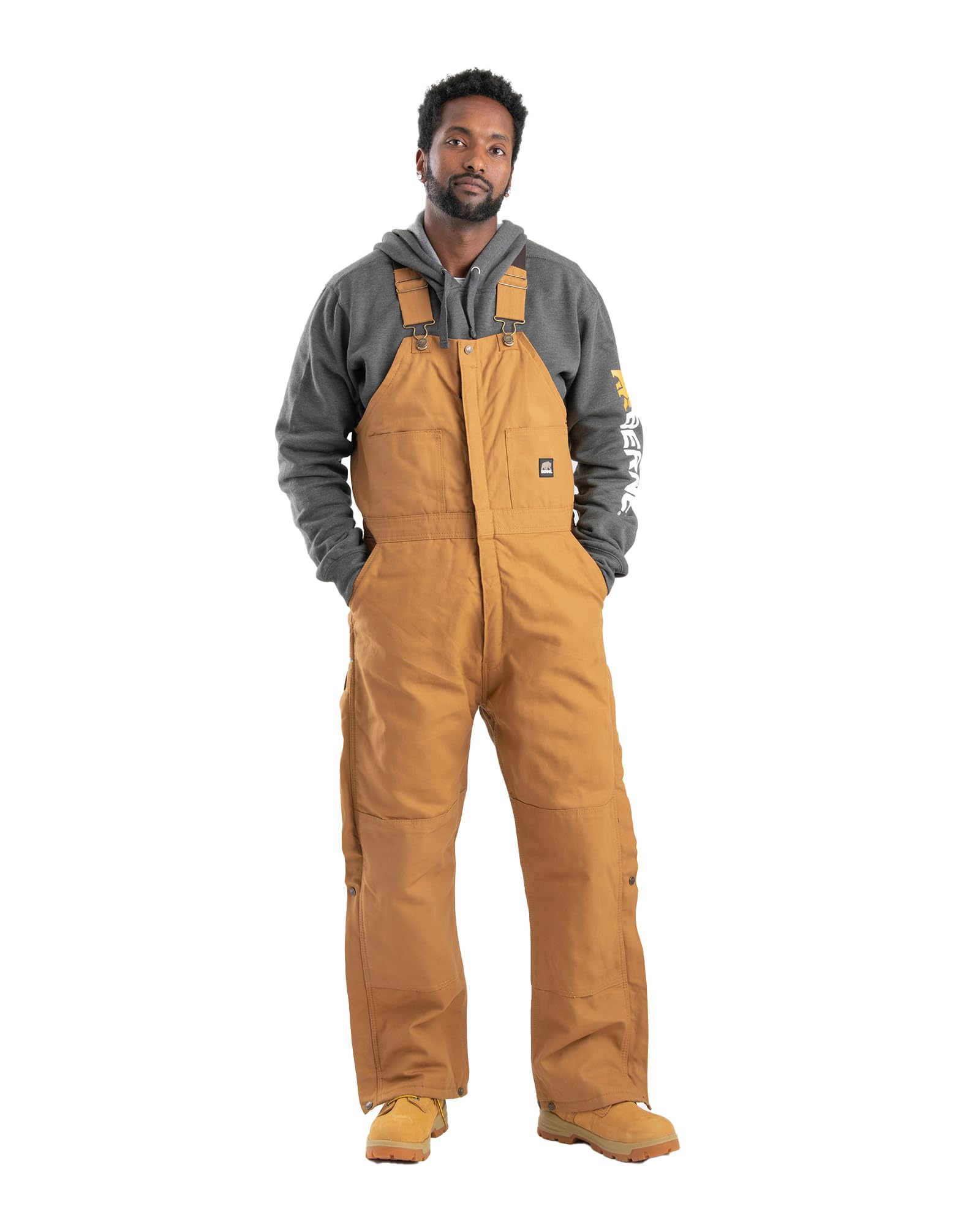 Berne Men's Heritage Insulated Bib Overalls - Heavy Duty Workwear for Cold Weather - Perfect for Construction, Farming & Outdoor Winter Activities