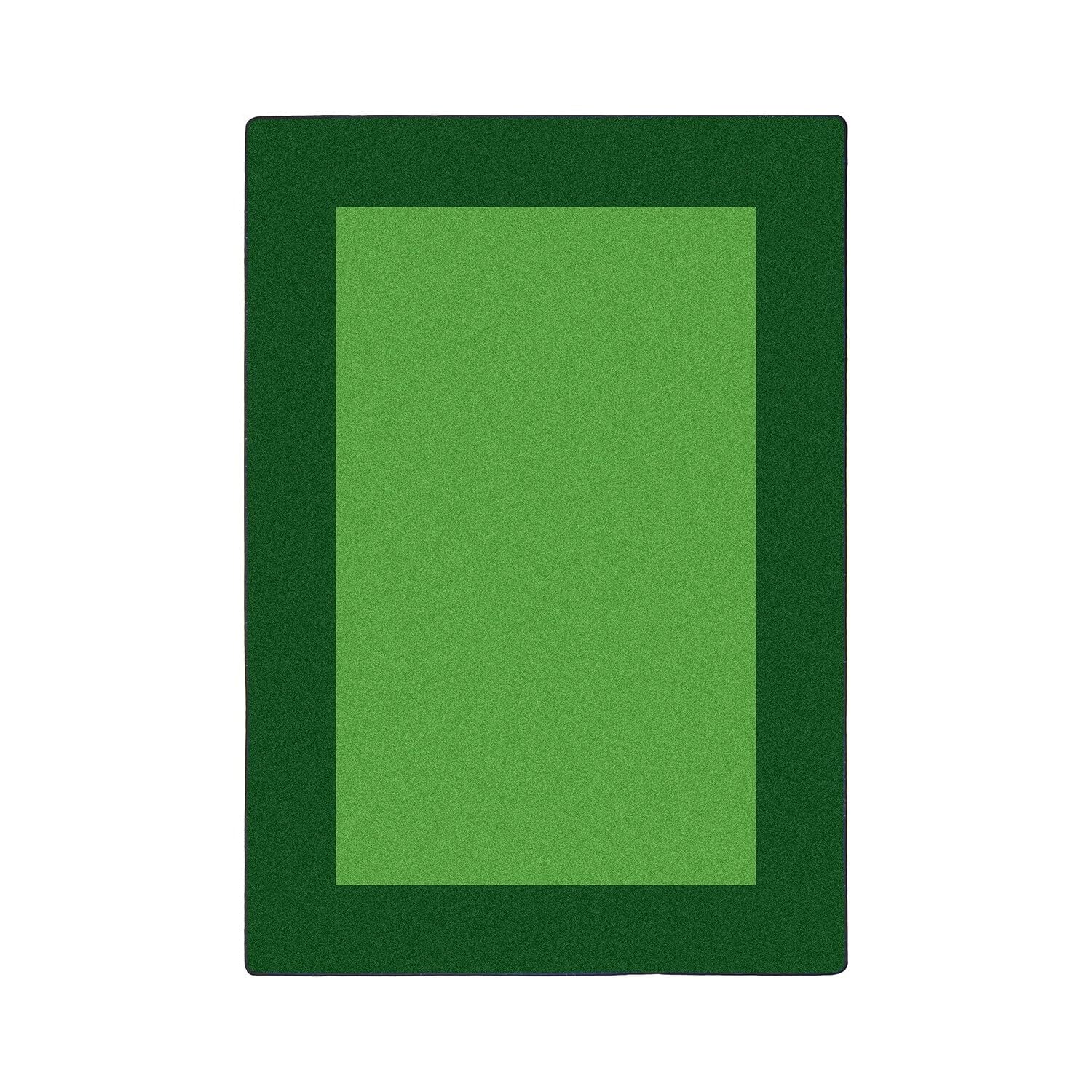 Joy Carpets Kid Essentials All Around Area Rug - Green, 5'4