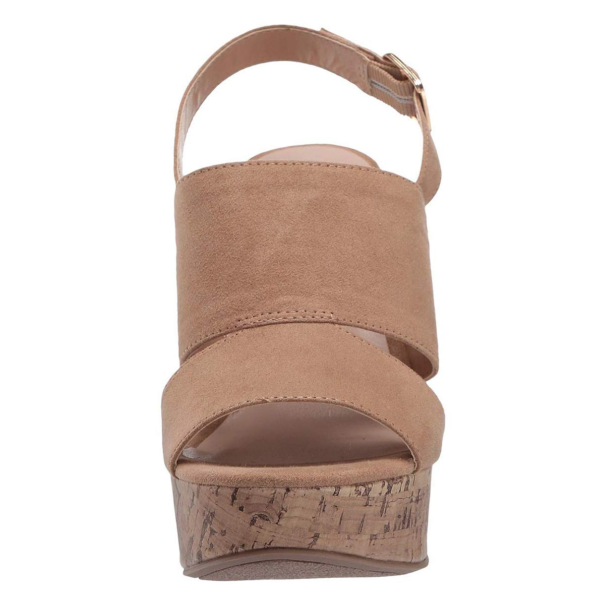 YDN Women's Summer Wooden Wedge Heel Sandals - Open Toe Slingback Platform Comfort Pumps - Slip On Dress Shoes for Beach Vacation, Party & Casual Outfits
