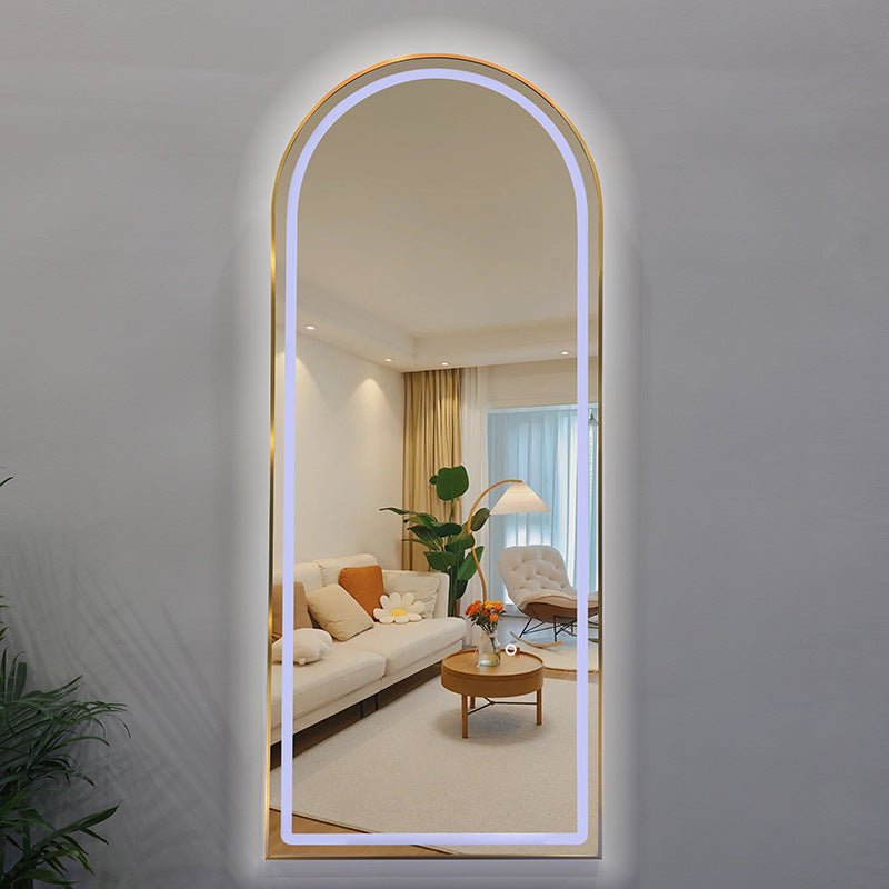 Collins Arch LED Salon Mirror - Professional Vanity Makeup Mirror with Adjustable Brightness - Perfect for Home, Salon, and Spa Use (Fragile, Pick Up Only)