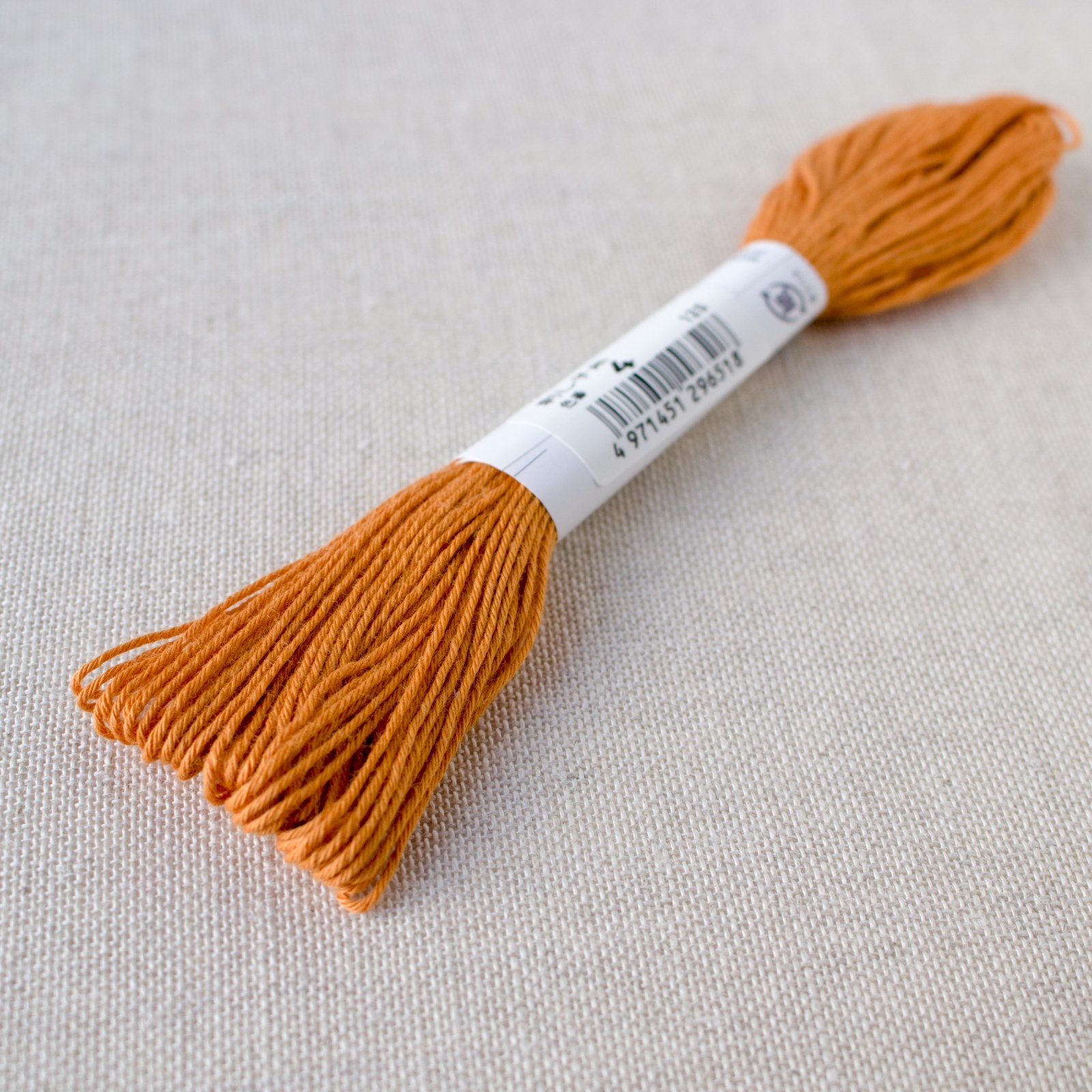 Premium Japanese Sashiko Embroidery Thread - Carrot Orange (#4) for Hand Sewing, Quilting & Fabric Repair | Authentic Traditional Craft Supplies