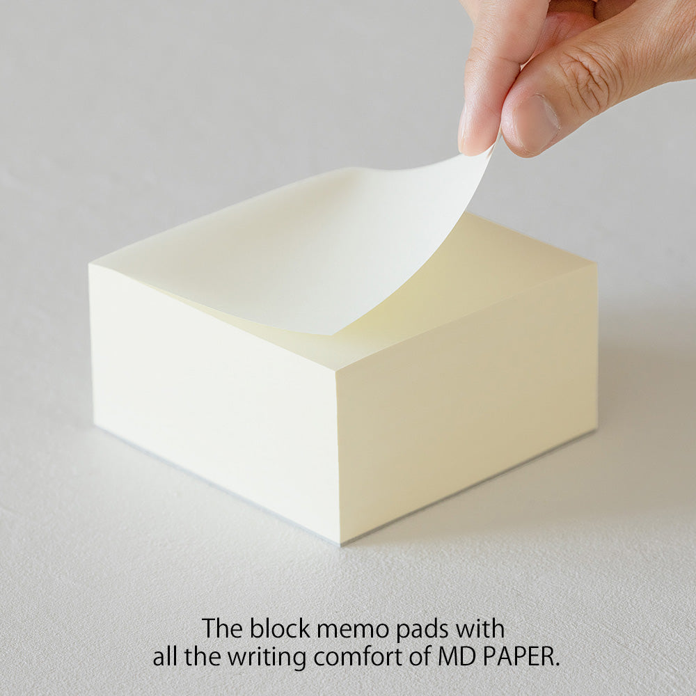 Midori MD Memo Block - Premium Japanese Notepad for Writing, Sketching & Notes - Perfect for Office, School & Creative Journaling