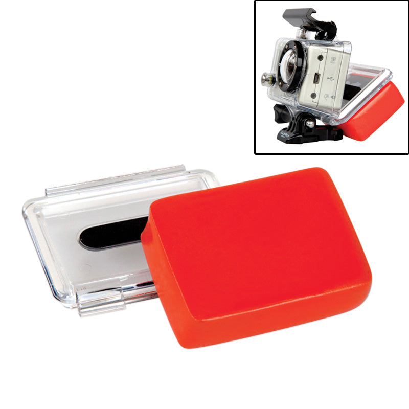 MaximalPower Floaty Sponge Backdoor Case with 3M Adhesive Tape - Compatible with GoPro Hero3+ & Hero4 Cameras - Perfect for Water Sports, Surfing & Underwater Photography