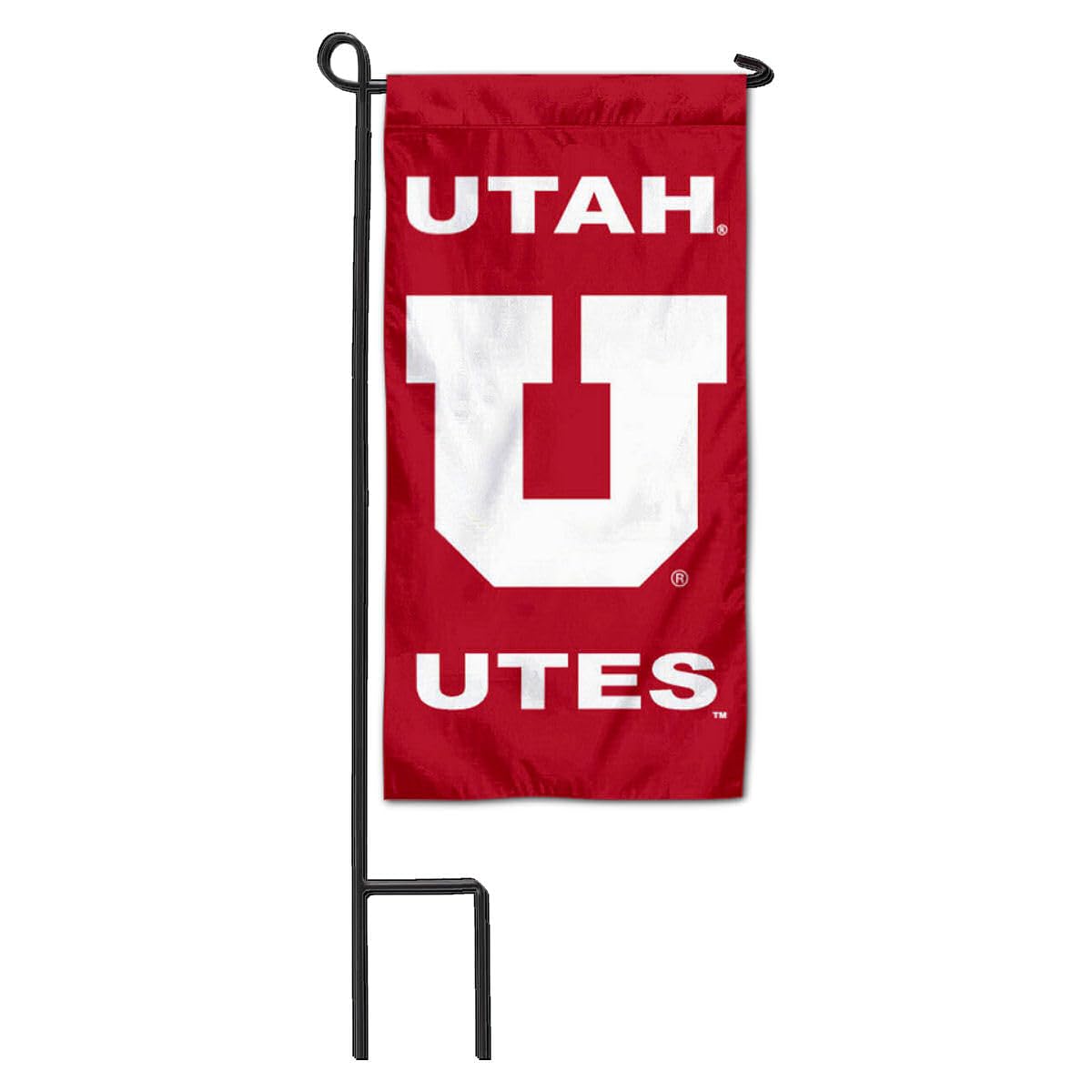 Utah Mini Garden & Flower Pot Flag Topper - College Flags & Banners Co. | Perfect for Home Decor, Garden Markers & College Pride Displays