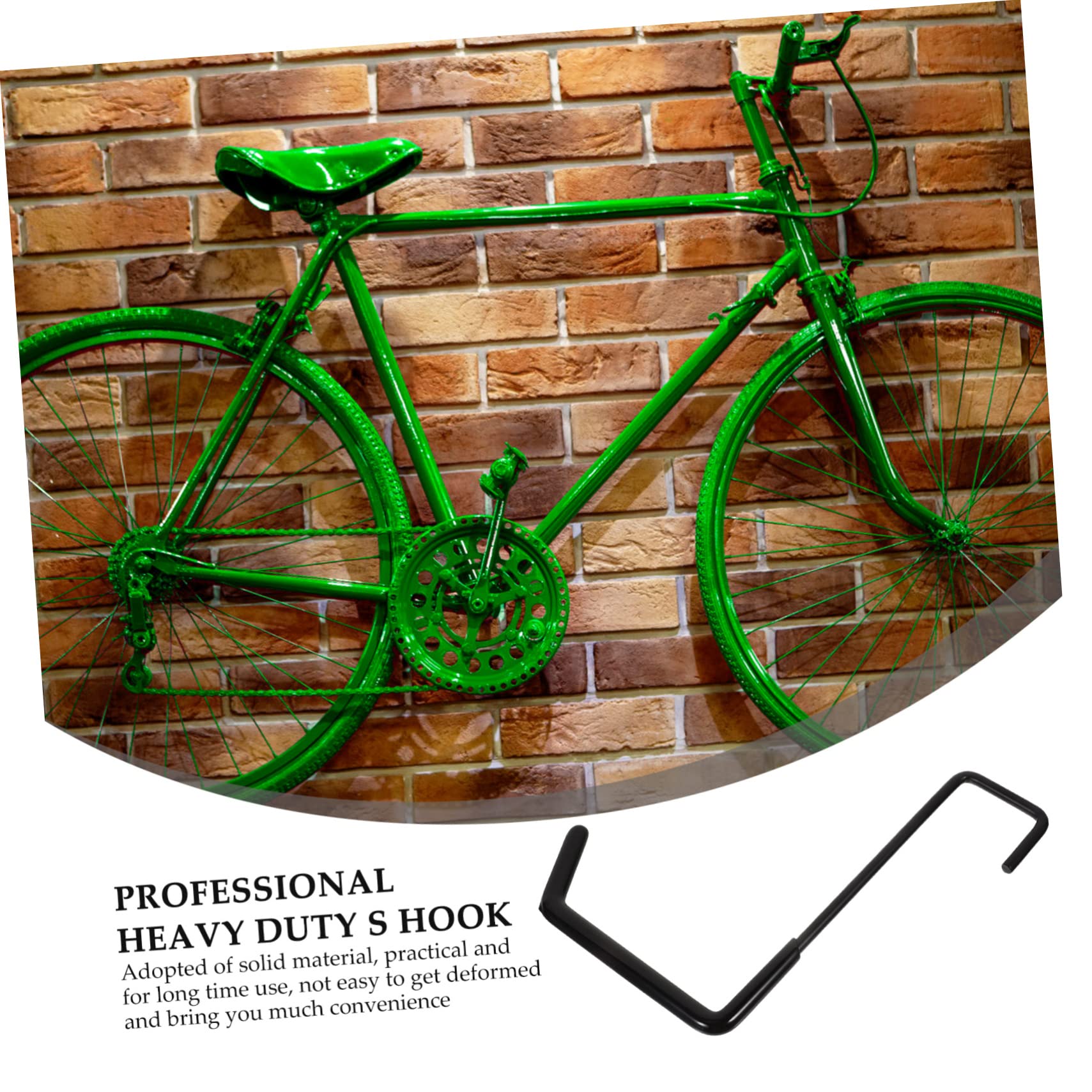 iplusmile 4-Pack S-Shaped Hooks - Heavy Duty Iron Coat Hangers for Closet, Garage & Wall Organization - Perfect for Hanging Coats, Plants, Hats, Bags & Home Decor