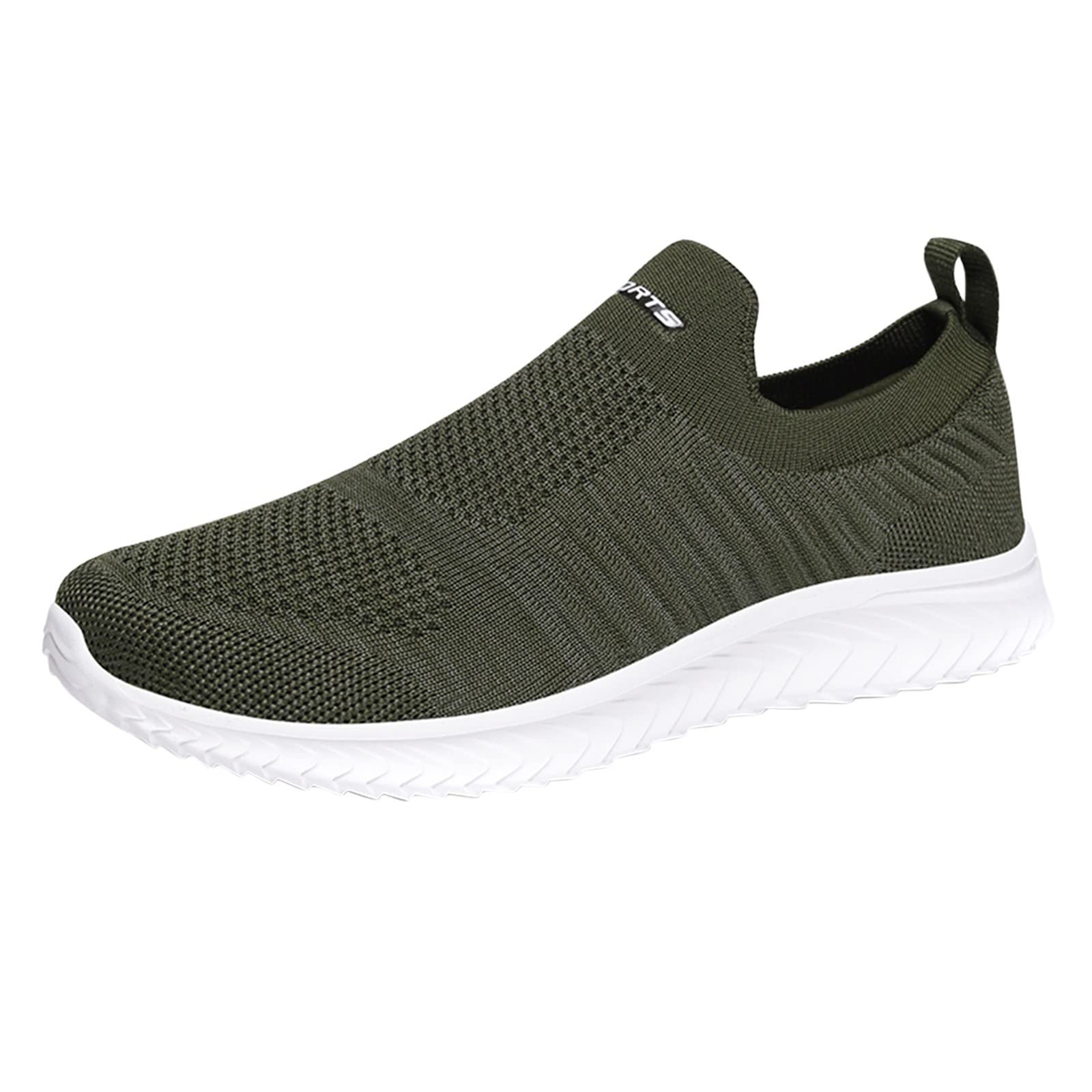 Women's Wide Width Slip-On Sneakers - Hands-Free Running & Walking Shoes for Men & Women - Casual High Top Tennis Shoes & Loafers - Red Dress Sneakers for Work, Gym & Everyday Wear