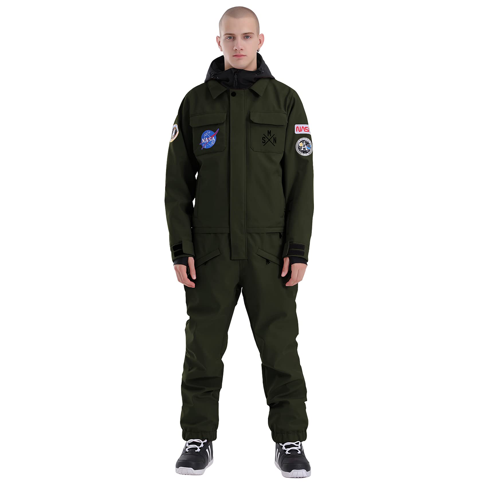 GSOU SNOW Waterproof Windproof Insulated Ski Suits for Women & Men - One Piece Snowsuit for Skiing, Snowboarding & Winter Sports | Perfect for Ski Resorts & Snowy Adventures