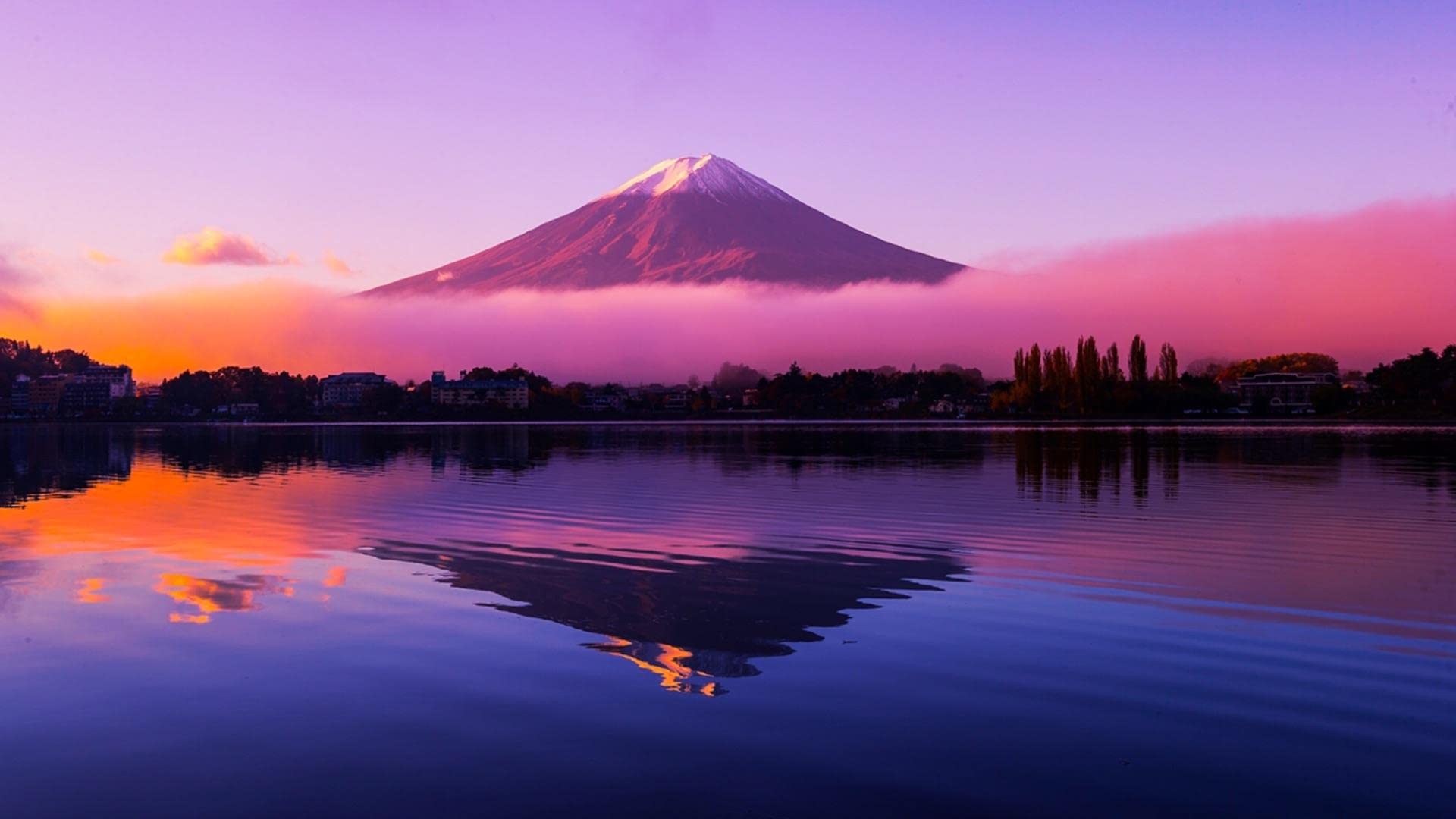 5D Diamond Painting Kit - Mount Fuji Japan Landscape Full Drill DIY Art for Adults & Kids, Round Diamond Wall Decor Gift 11.8x15.7 Inch - Perfect for Home Decor, Stress Relief & Creative Gift Giving