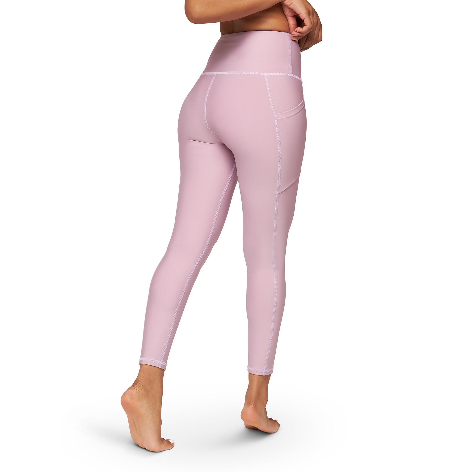 KADI High Waisted Yoga Pants for Women - 7/8 Length Workout Leggings with Pockets & Tummy Control - High Compression Fitness Pants for Yoga, Running & Gym