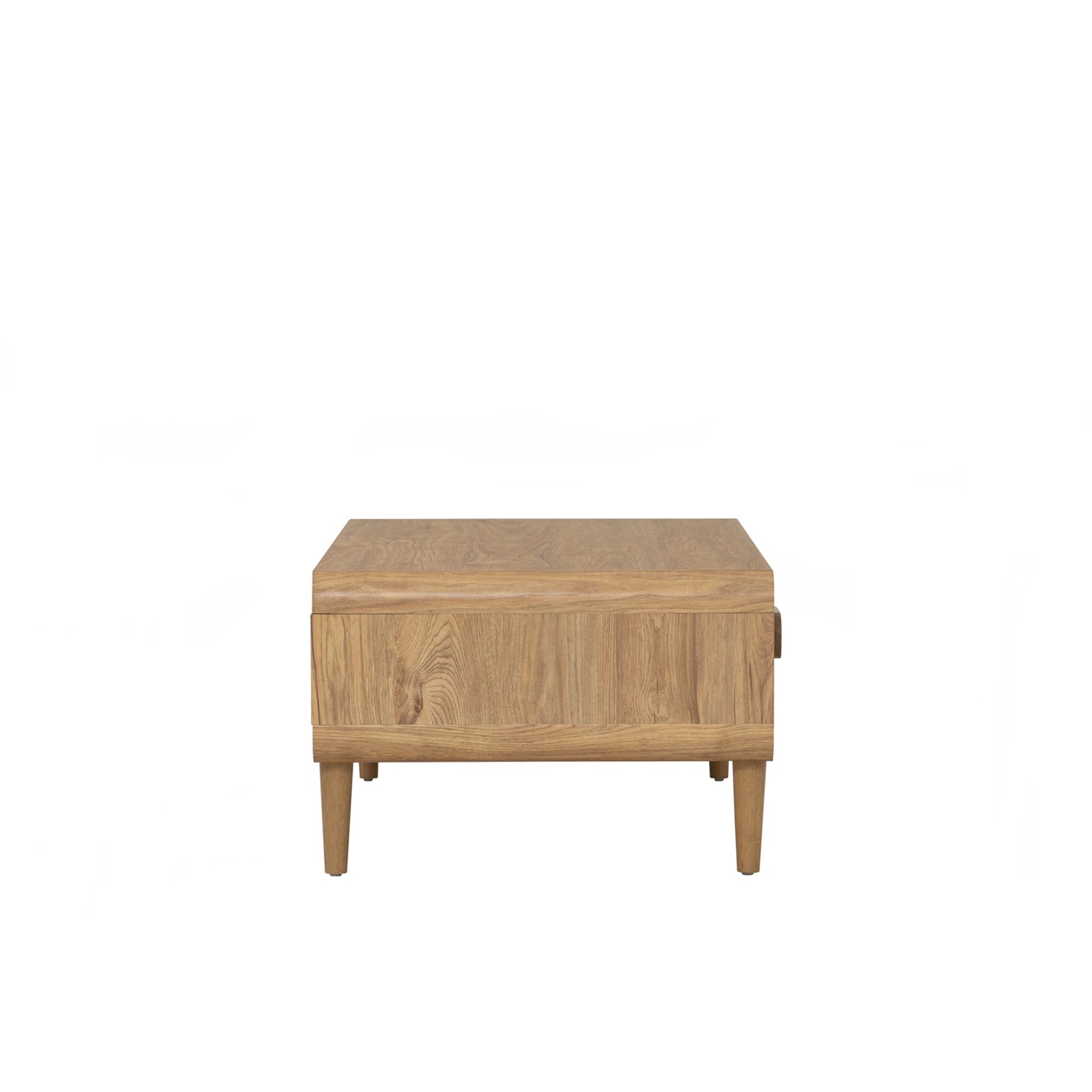 Modern Sora Coffee Table - Mid Century Style Wooden Living Room Table with Storage Shelf - Perfect for Small Spaces, Apartments & Home Decor