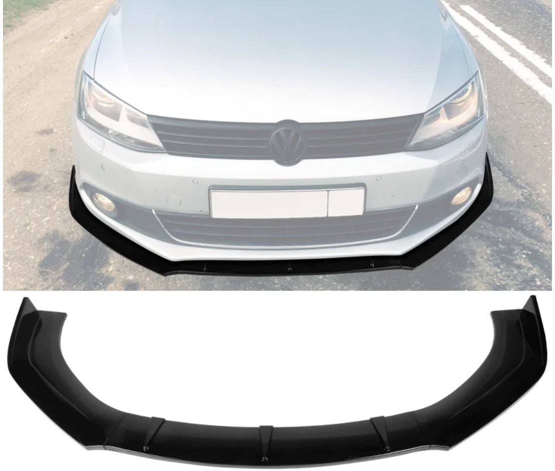 Volkswagen Jetta Front Bumper Lip Spoiler (2011-2021) - 3PC PP Material for Enhanced Style & Aerodynamics - Perfect for Car Upgrades & Street Racing