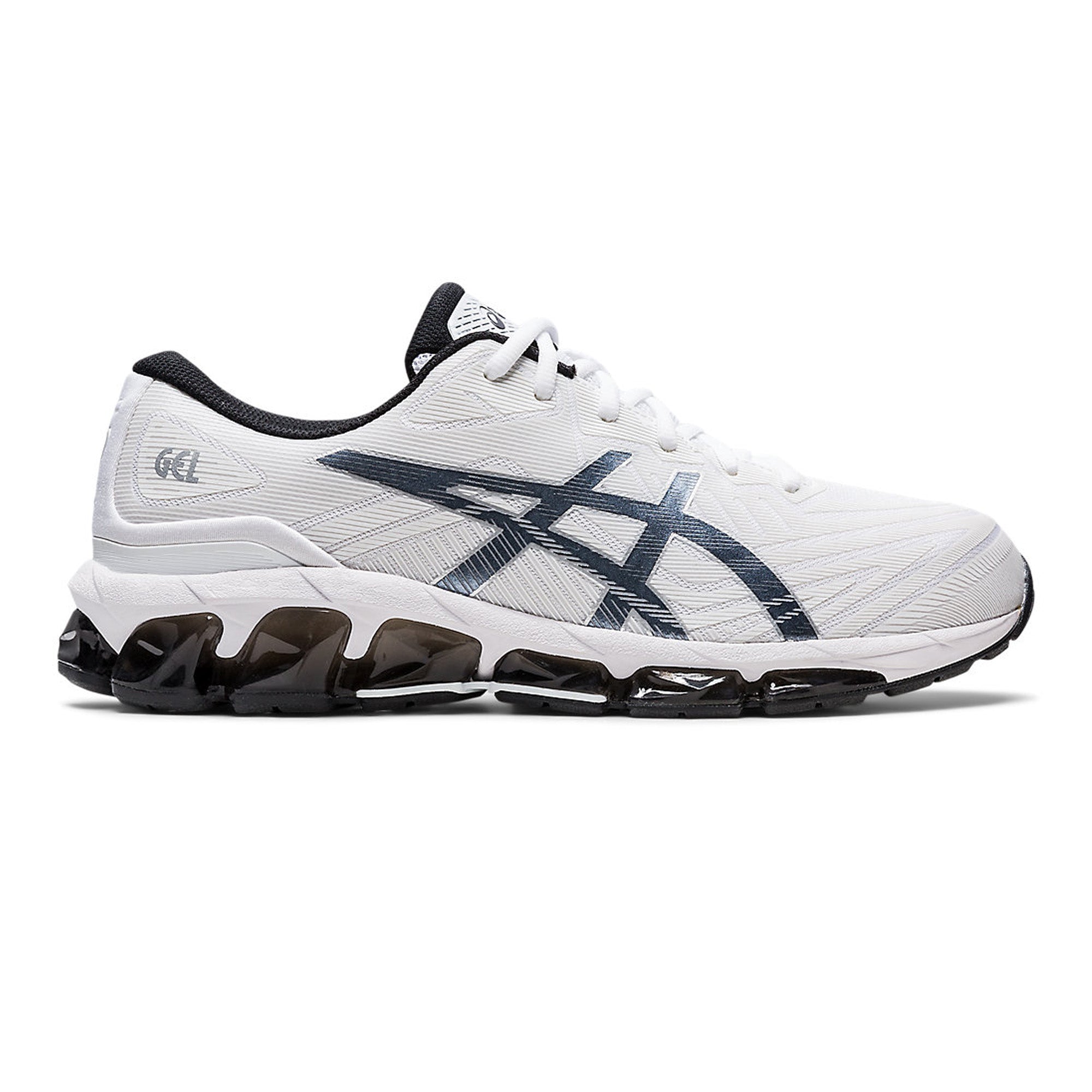 ASICS Quantum 360 VII Running Shoes - White/Black - Men's Athletic Sneakers for Jogging, Gym & Daily Wear