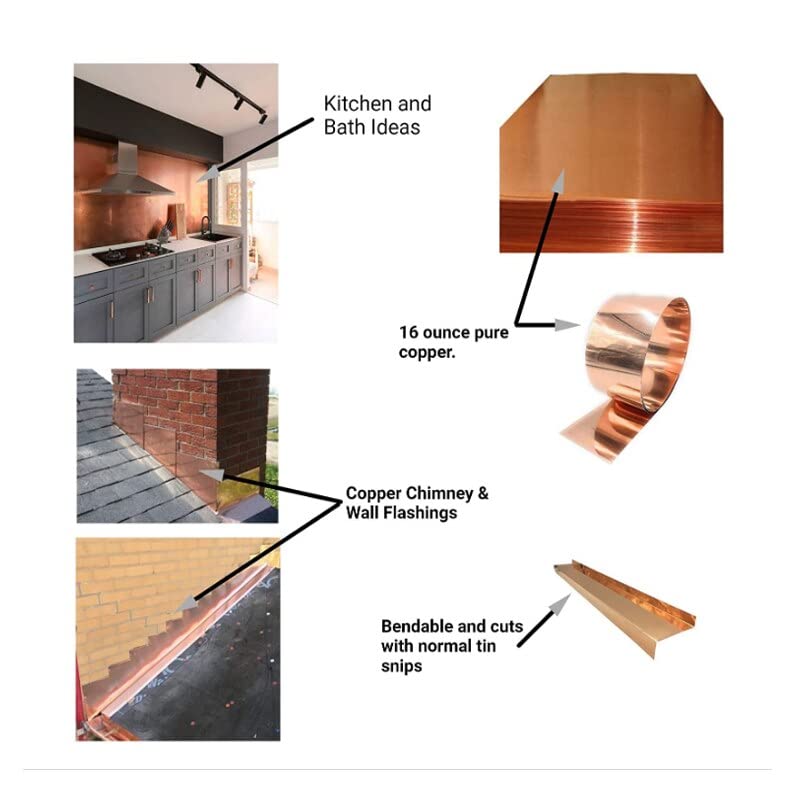 20 Gauge Pure Copper Sheet Roll 4