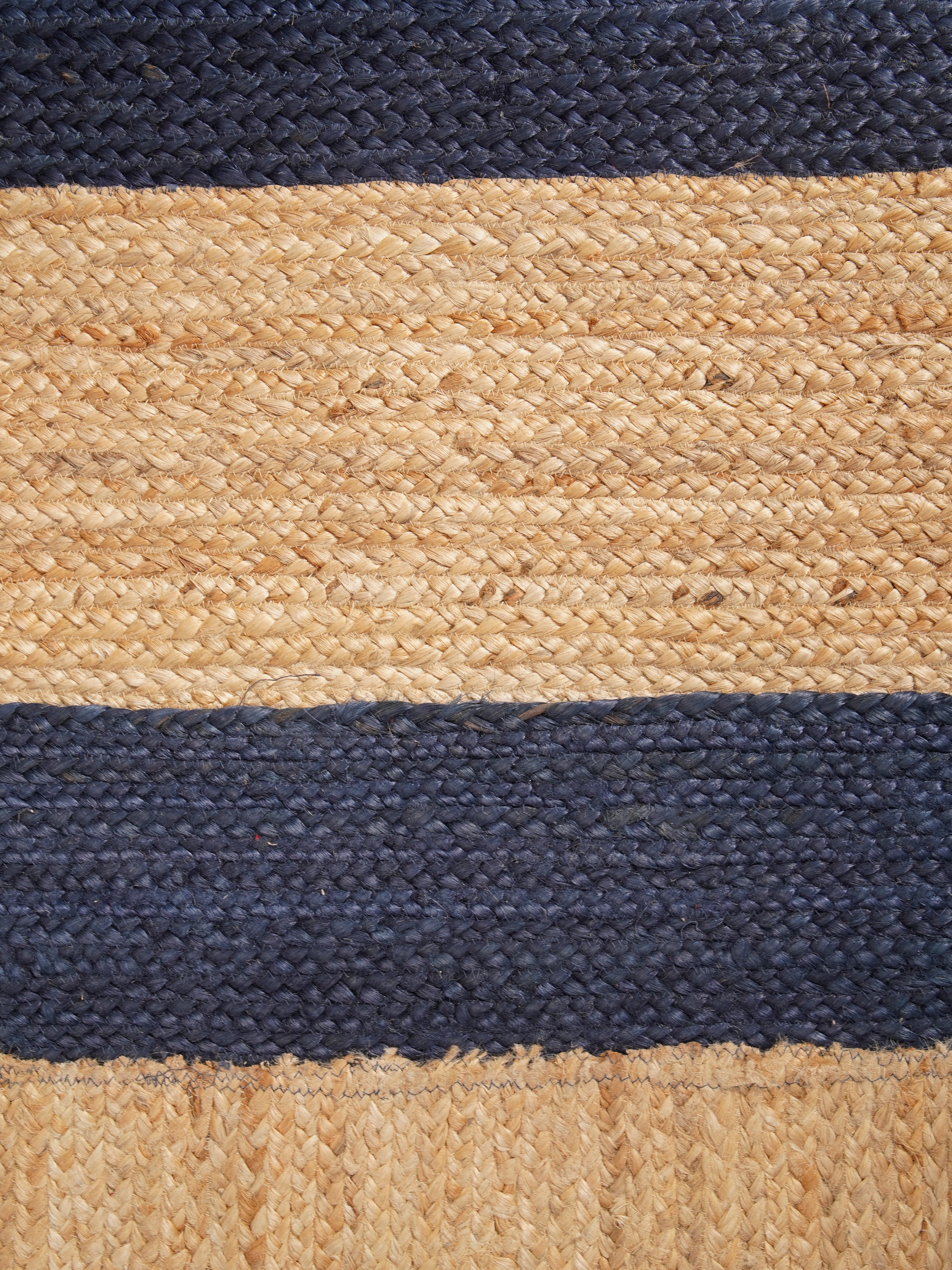 Handwoven Jute Braided Rug - Natural Fiber Floor Mat for Living Room, Bedroom & Boho Decor | Eco-Friendly Home Accent