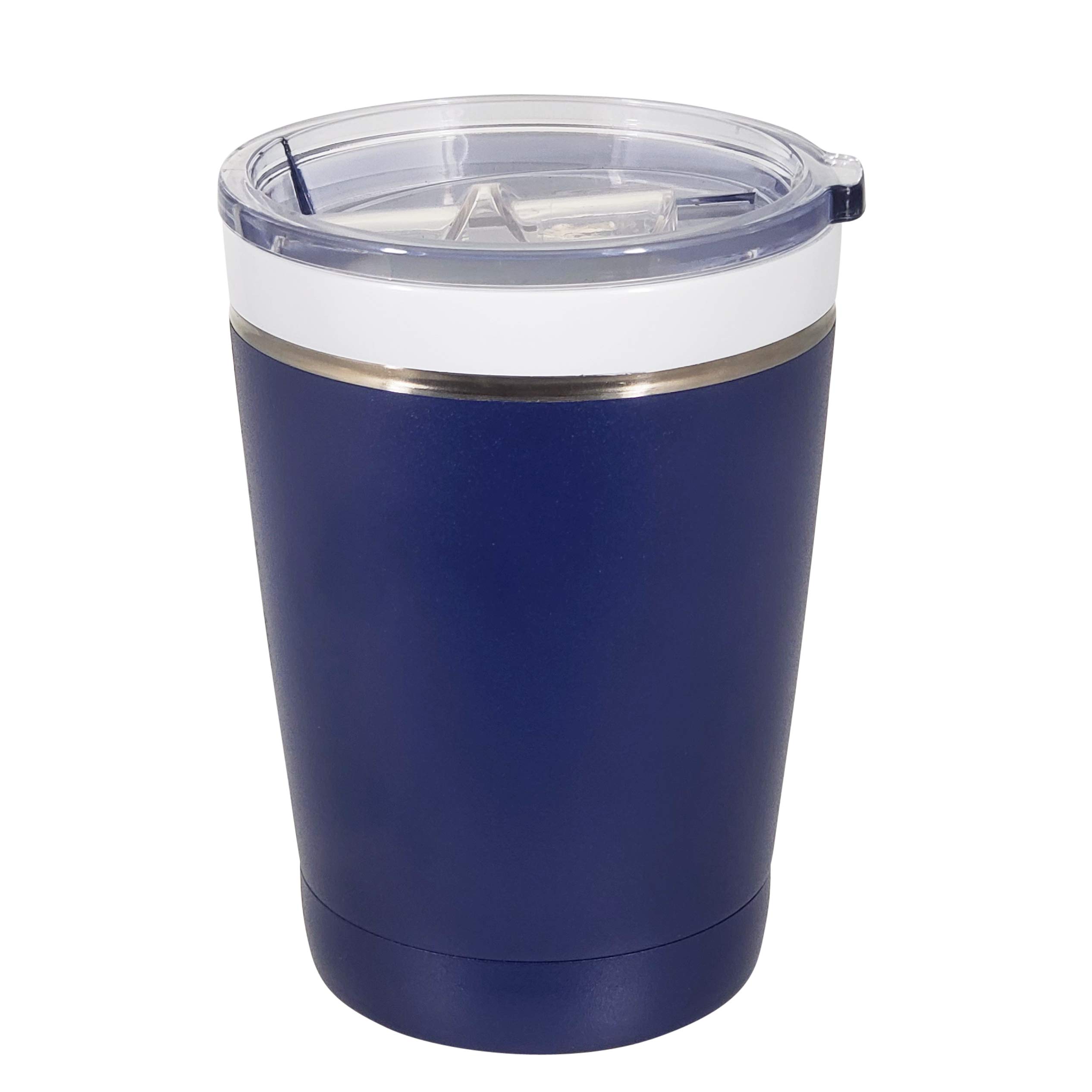 Premium Ceramic Travel Mug - 12oz Insulated Stainless Steel Tumbler with Ceramic Rim & Coating | Durable Blue Finish | Perfect for Coffee, Tea & Hot Drinks On-The-Go | Office, Commute & Outdoor Use
