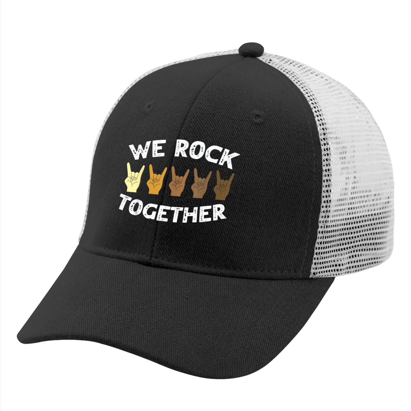Vintage We Rocks Together Hat - Retro Baseball Cap for Men in Apricot Color | Plain Design for Painters & Outdoor Activities