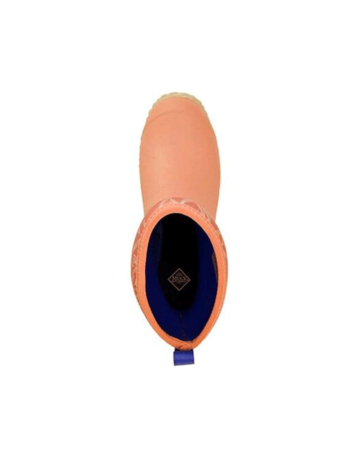 Muck WM2 4WT Women's Muckster II Mid Boots - Waterproof Rubber Rain Boots for Outdoor, Gardening, Farm & Yard Work - Pink