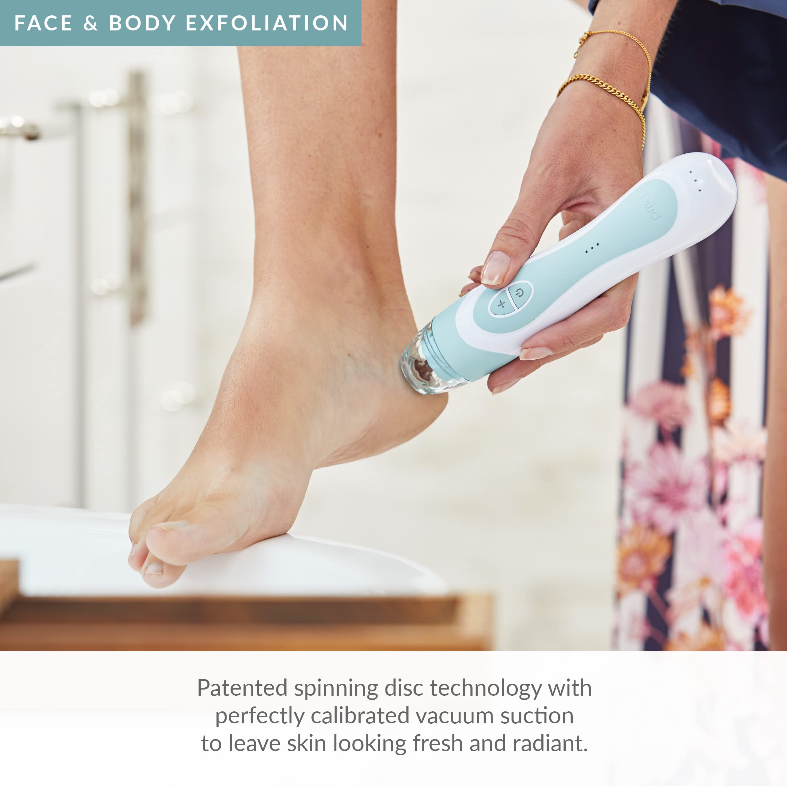 PMD Personal Microderm Elite Pro - At-Home Microdermabrasion Device for Face & Body - Exfoliating Crystals & Vacuum Suction Machine - 3 Speed Settings for Glowing Skin - Perfect for Anti-Aging, Acne Treatment & Skin Rejuvenation at Home
