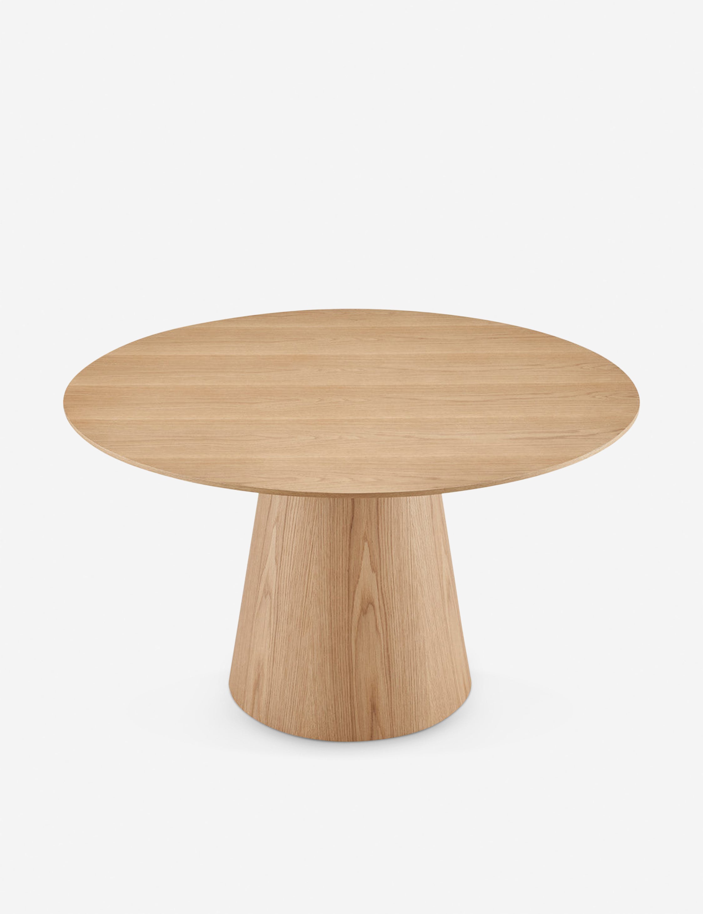Round Dining Table - 42 Inch Modern Wooden Kitchen Table for Small Spaces | Perfect for Breakfast Nook, Apartment Dining & Cozy Family Meals