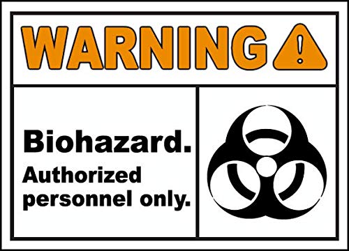 Safety & Warning Vinyl Stickers Bundle - 3 Pack (13