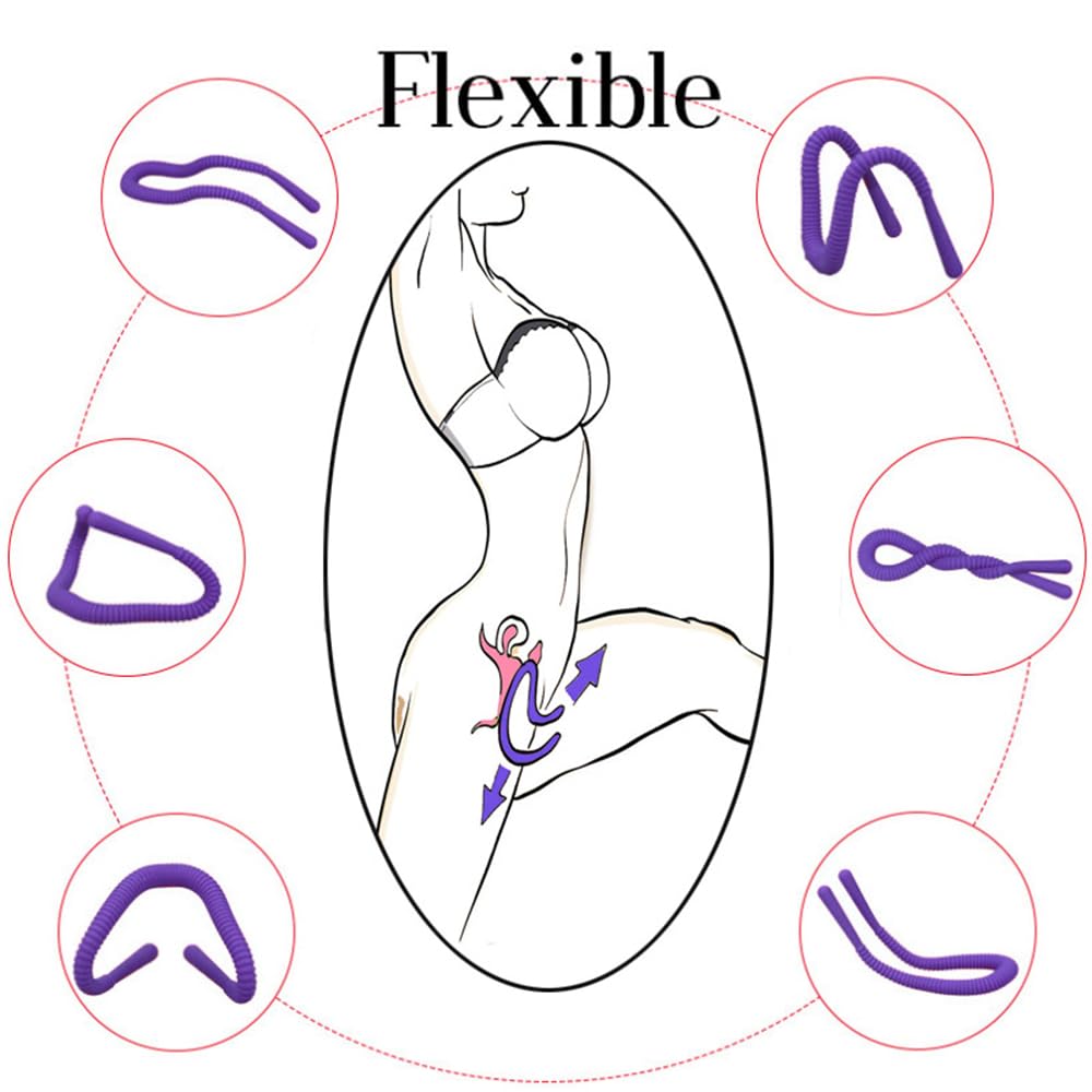 Adjustable Labia Clamps & Vaginal Spreader - Body-Safe Silicone G-Spot Stimulator for Women, BDSM & Oral Sex Toy with Hands-Free Design - Perfect for Solo Play, Couples Exploration & Self-Check Scenarios