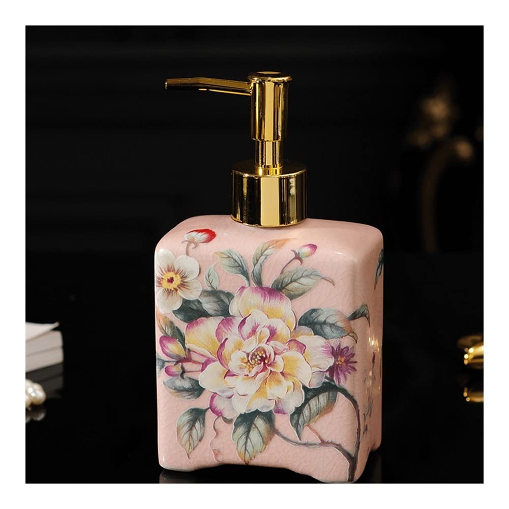 YKHB Antique Design Refillable Soap Dispenser - Premium Handmade Lotion & Soap Dispenser for Kitchen & Bathroom - Durable & Practical (Size G) - Perfect for Farmhouse, Vintage, and Rustic Home Decor