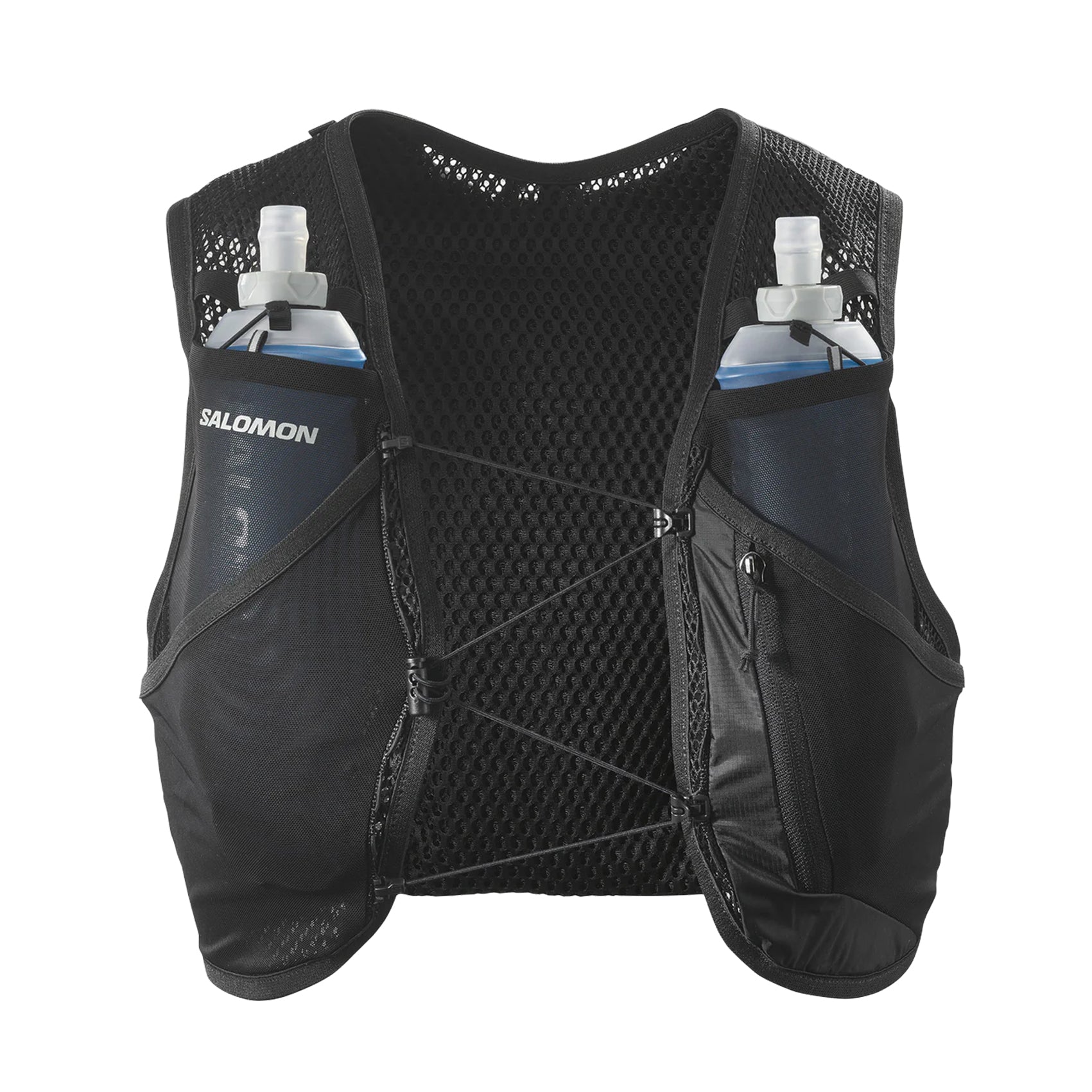 Unisex Salomon Active Skin 4 Hydration Vest Set - Lightweight Running Pack for Trail Runners & Hikers - Perfect for Long Distance Running, Hiking & Outdoor Adventures