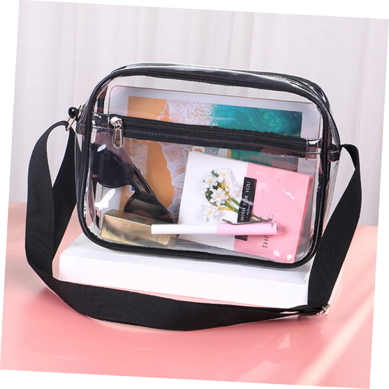 KITANDOVE Women's Crossbody Bag - Lightweight PVC Shoulder Purse for Shopping, Travel & Daily Use | Compact Storage, Fashionable & Durable Handbag for Women