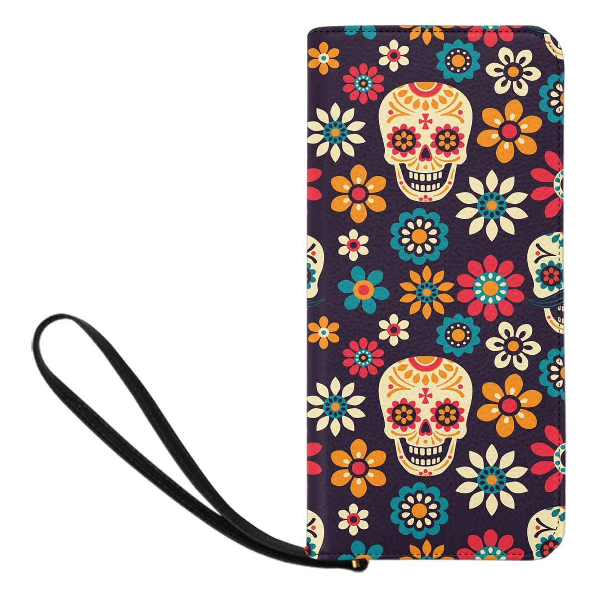InterestPrint Women's Stylish Tree Pattern Blue & Green Clutch Purse - Card Holder & Organizer Wallet for Ladies - Perfect for Parties, Dating & Daily Use