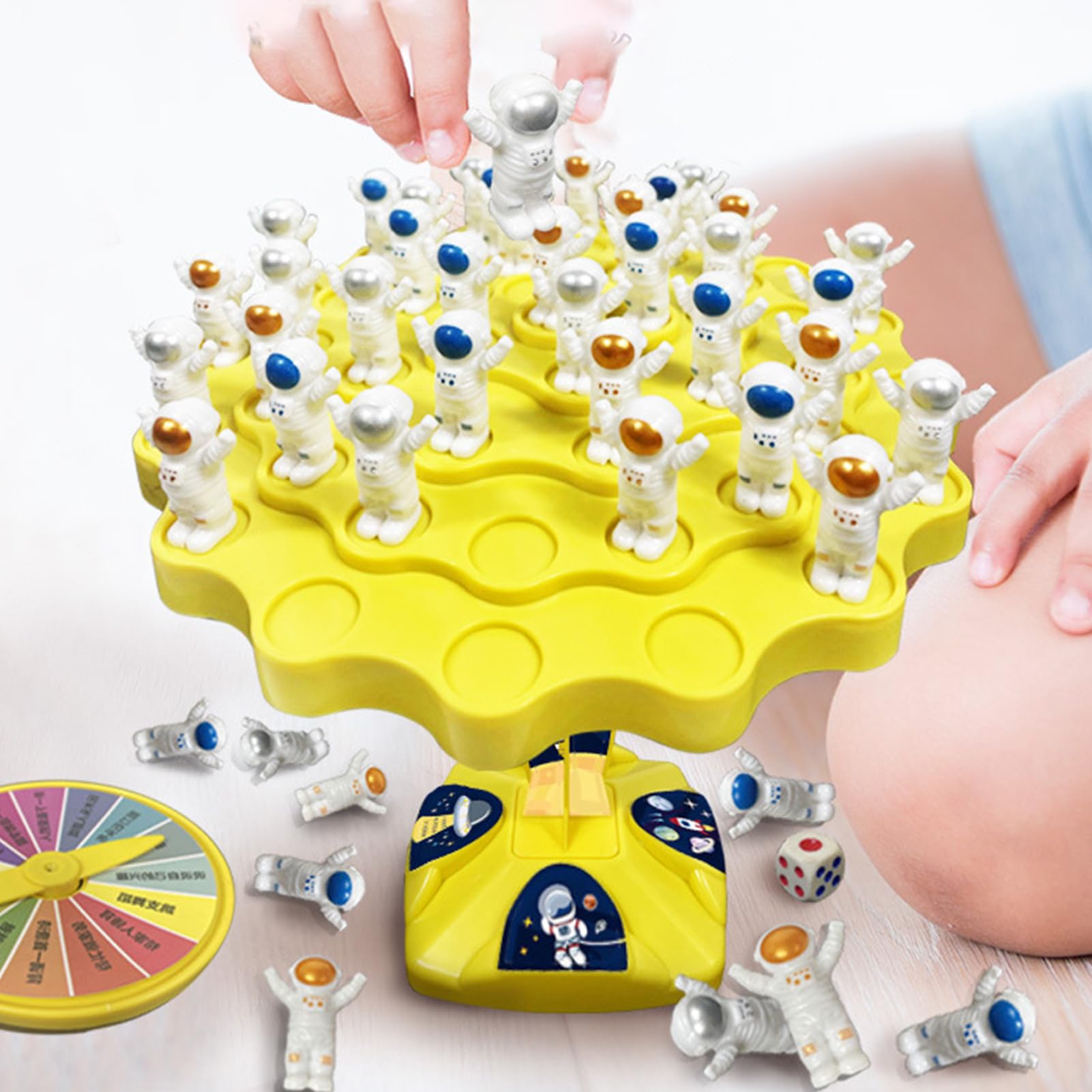 Samuliy Astronaut Balance Board Game for Kids - Interactive Ball Balance Toy with Balance Tree - Fun Parent-Child Activity for Indoor Play & STEM Learning