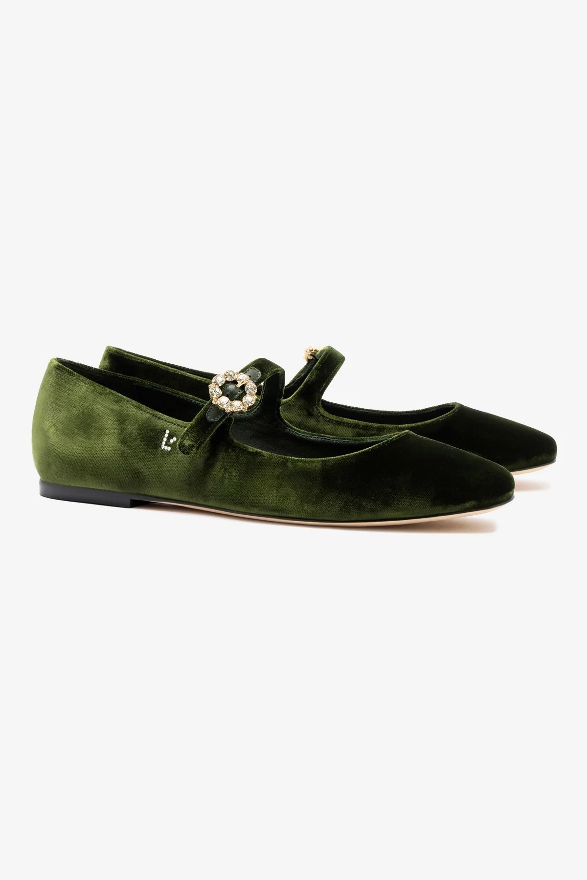 Blair Ballet Flat In Bosco Velvet - Women's Comfortable Loafers for Work & Casual Wear | Slip-On Shoes for Office, Travel & Everyday Use