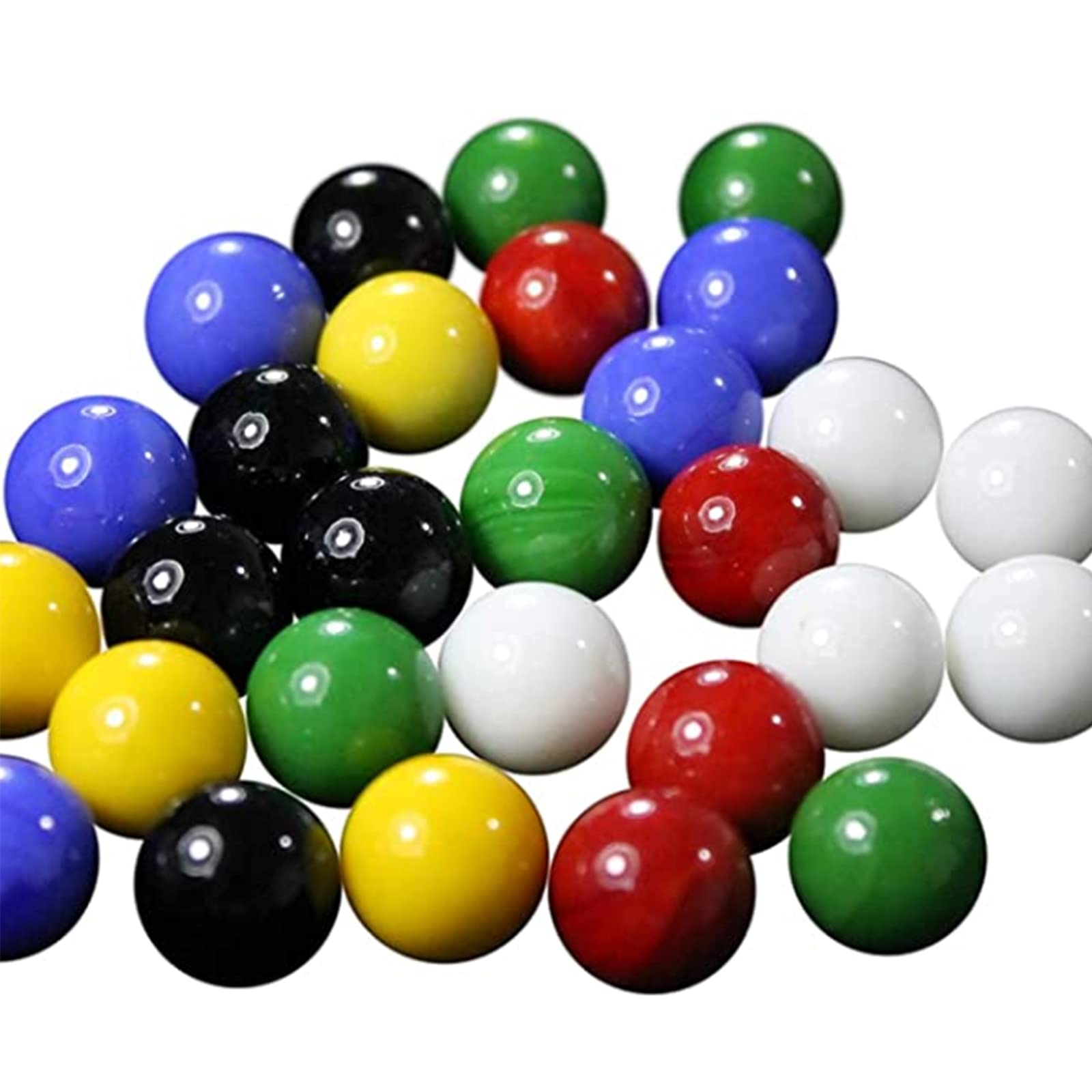 25 Pcs Bulk Marbles - Multicolor Glass Marbles for DIY Crafts, Art Projects, Science Experiments & Math Learning - Perfect for Kids Activities, Home Decor & Educational Use