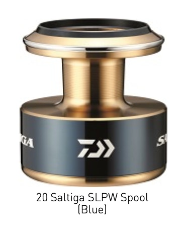 Daiwa Saltiga 20 SLPW Spinning Reel Spool - Blue | High-Performance Fishing Reel Spool for Saltwater & Freshwater Angling | Perfect for Offshore, Inshore, and Surf Fishing