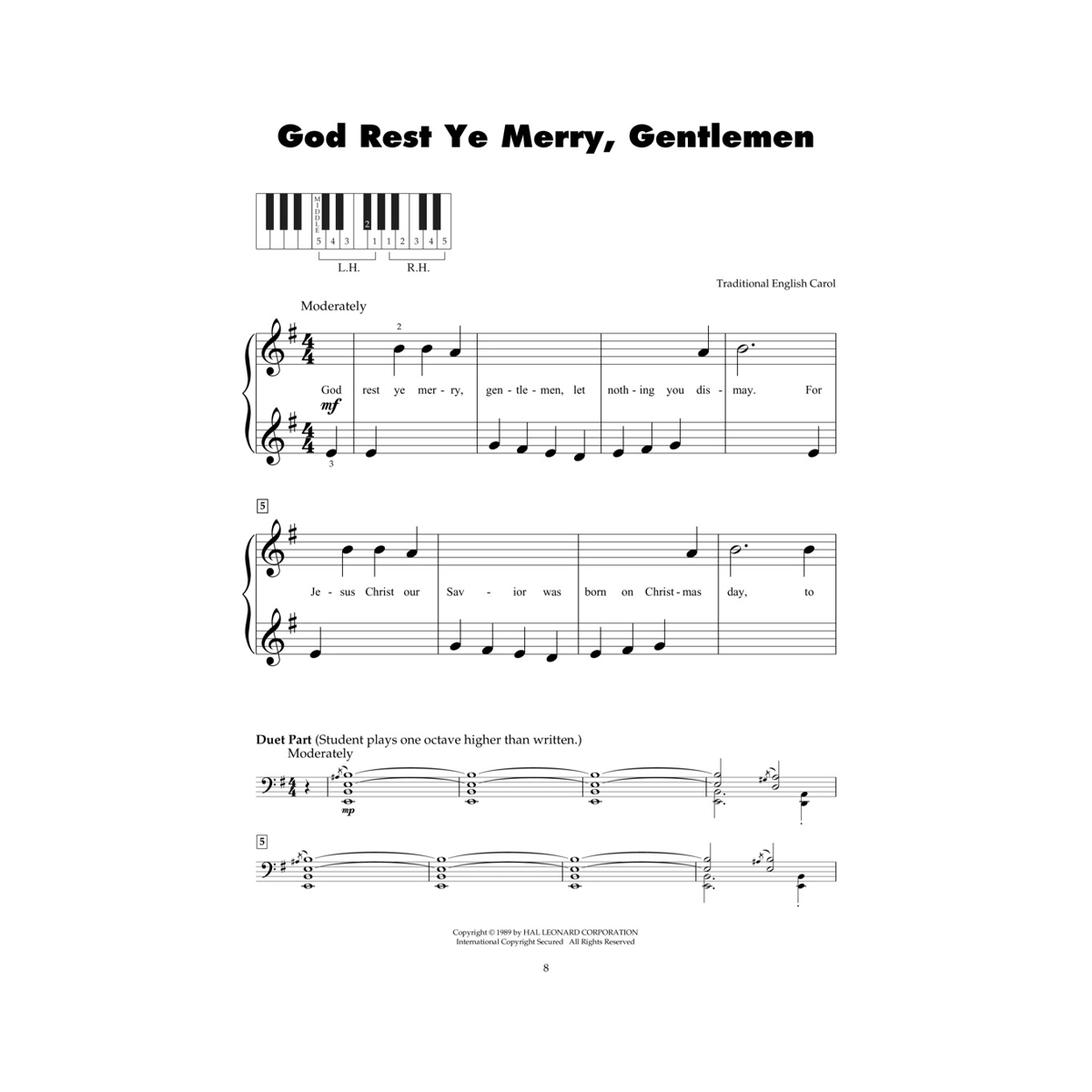 Christmas Carols: Five Finger Piano Songbook for Beginners - Softcover Sheet Music for Holiday Festivities & Family Gatherings