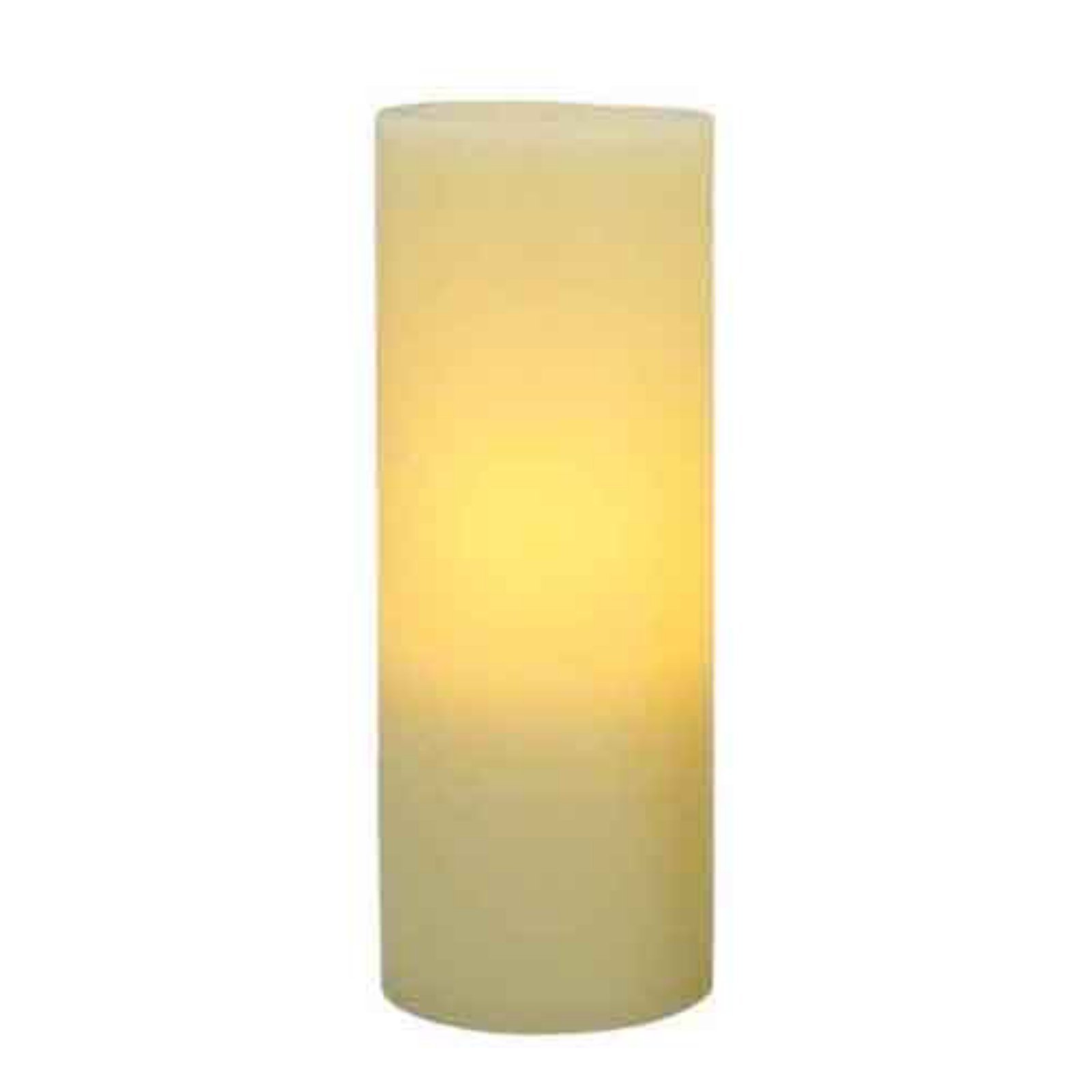 Real Wax Flameless LED Pillar Candles - Ivory Battery Operated Candles with Flickering Flame Effect, 4