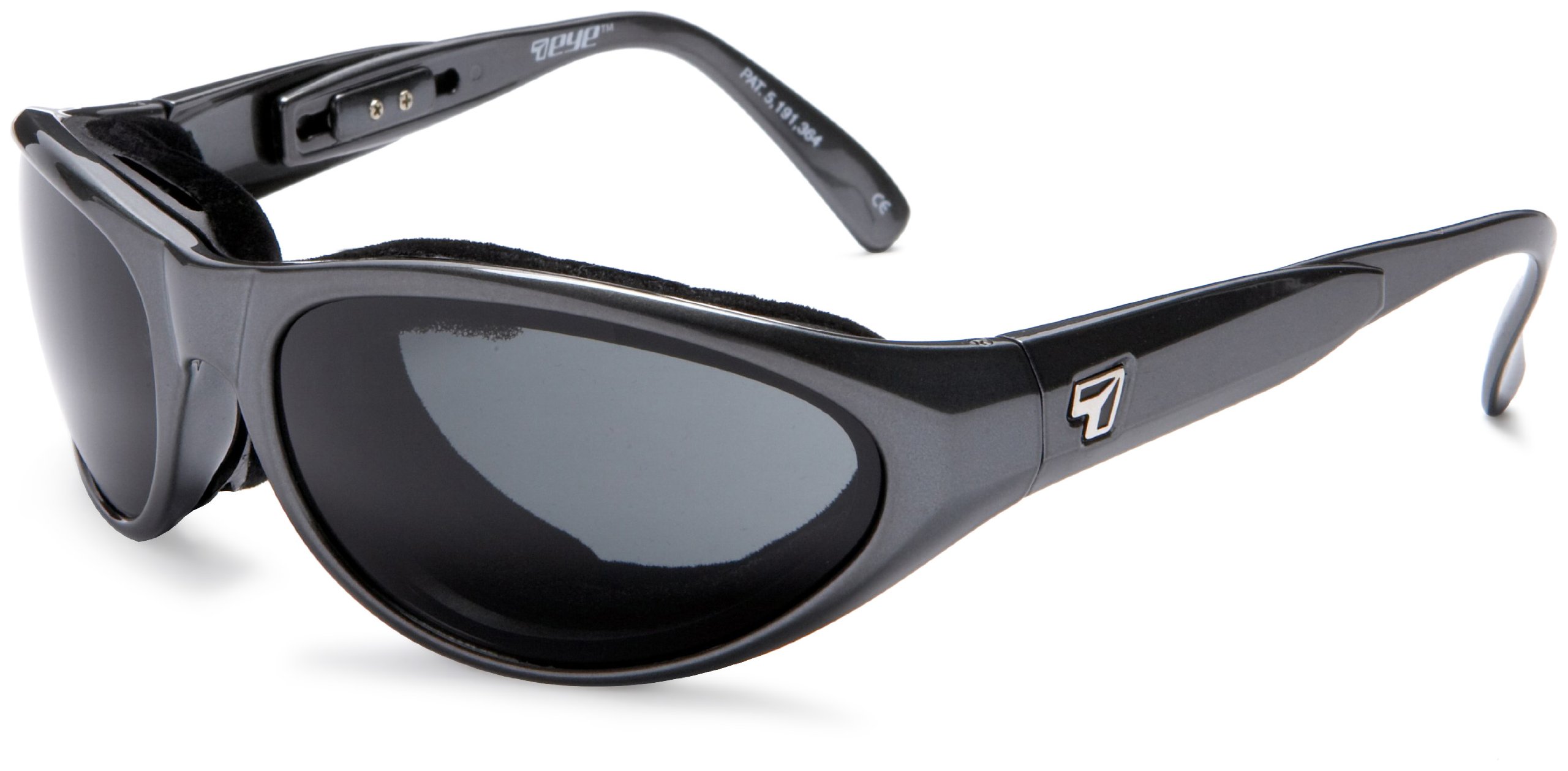 7eye Men's Diablo Resin Sunglasses - UV400 Protection Polarized Aviator Shades for Driving, Fishing & Outdoor Activities