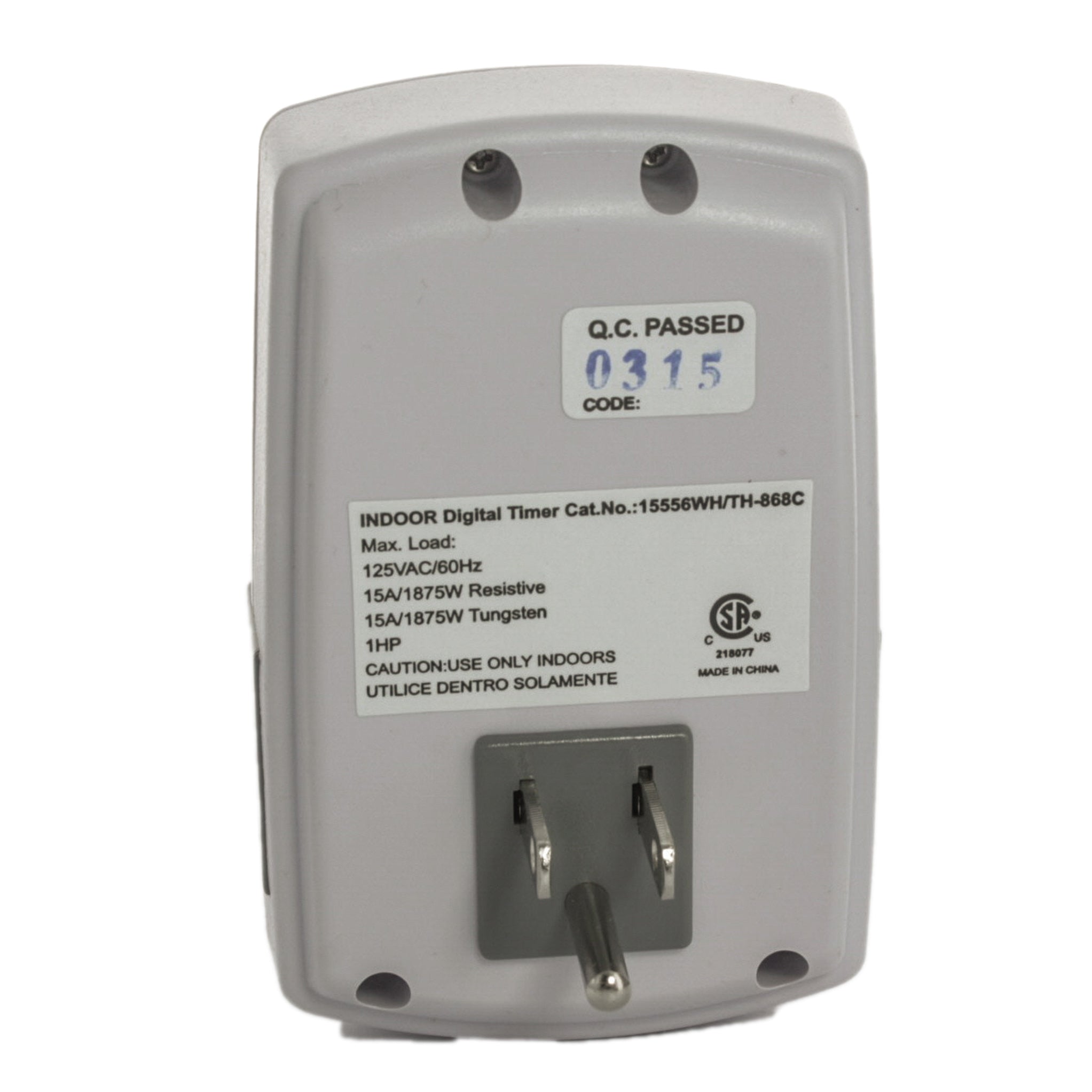 Kichler 15556WH 12V Digital Timer with Daylight Savings - White | Outdoor Landscape Lighting Timer for Gardens, Pathways & Holiday Decorations