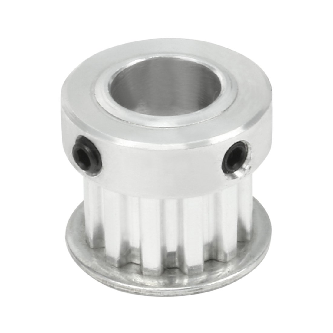 uxcell Aluminum 12 Teeth 12mm Bore 5.08mm Timing Belt Pulley for 10mm Belt - Compatible with 3D Printers, CNC Machines, and Industrial Automation Equipment