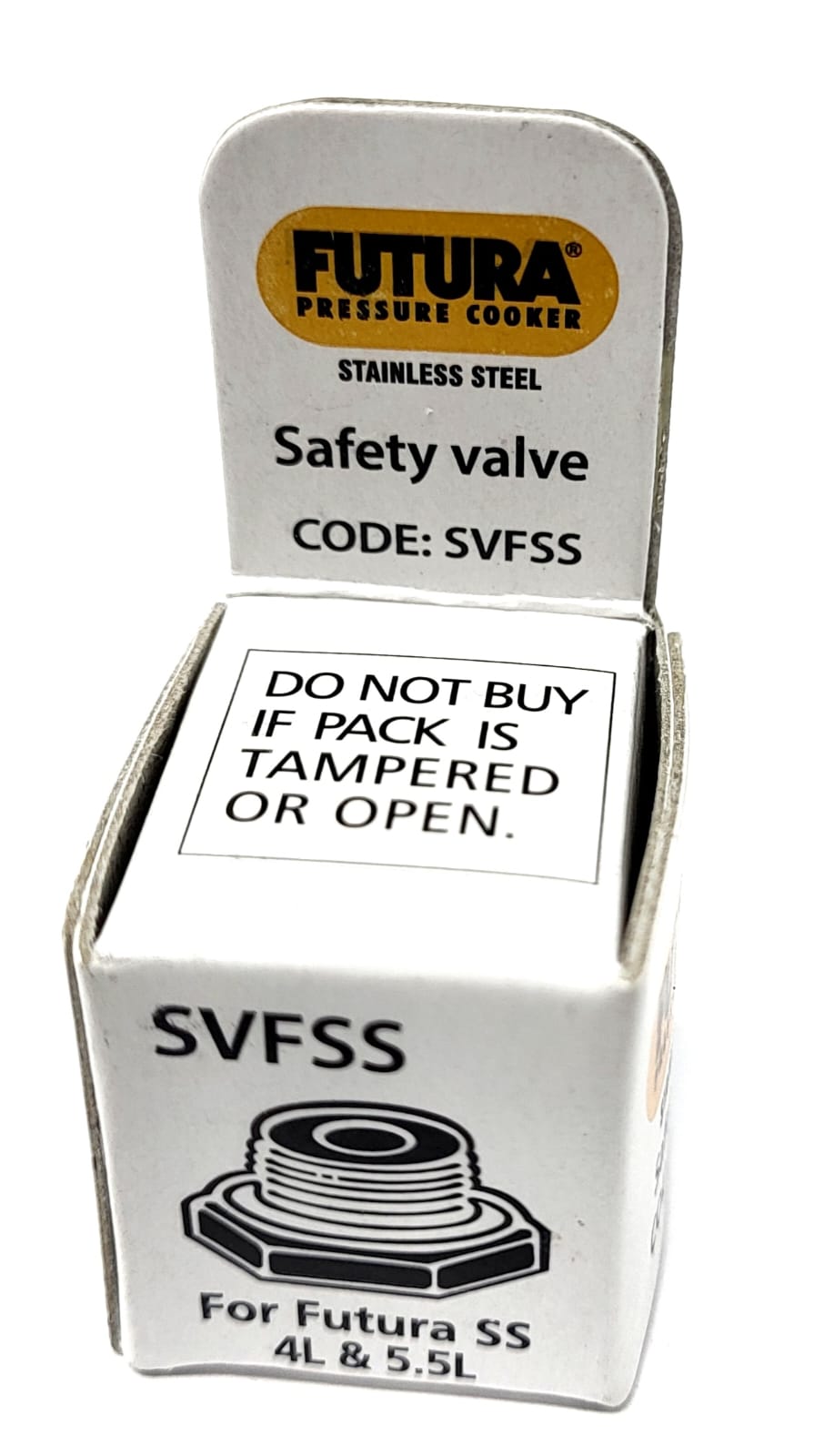 Hawkins SVFSS Safety Valve Replacement for Futura 4L & 5.5L Stainless Steel Pressure Cookers - Genuine Spare Part for Pressure Cooking, Canning & Home Kitchen Use