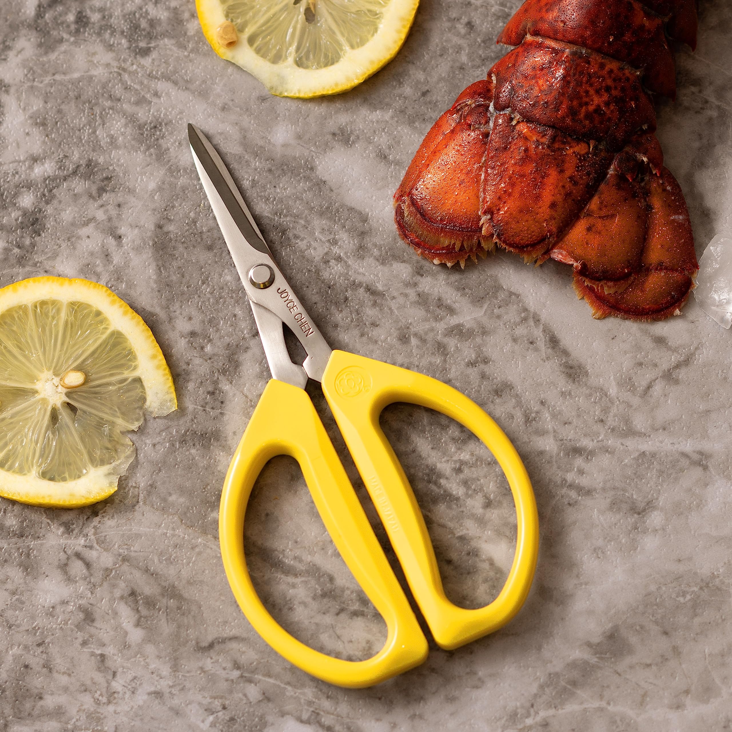 Joyce Chen Kitchen Scissors - All Purpose Shears with Comfort Grip for Cooking & Crafting