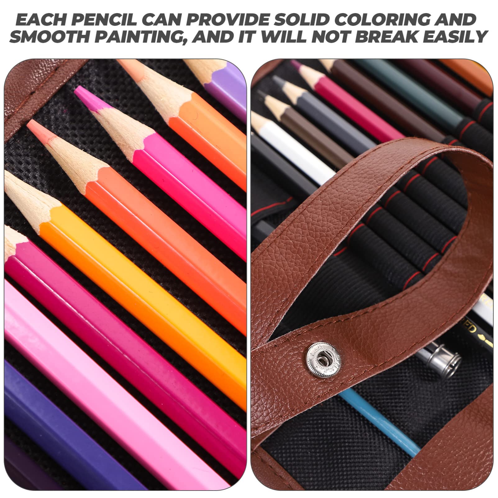 HOODANCOS 2 Sets Professional Drawing Pencils - Wooden Sketching Pencils, Colored Pencils & Wax Crayons for Kids & Artists - Bulk Art Supplies for School, Home & Studio Drawing