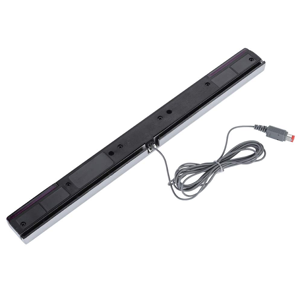 Original Wii Sensor Bar - Infrared IR Wired Receiver & Stand for Nintendo Wii Console - Perfect for Gaming, Home Entertainment & Motion Control Play