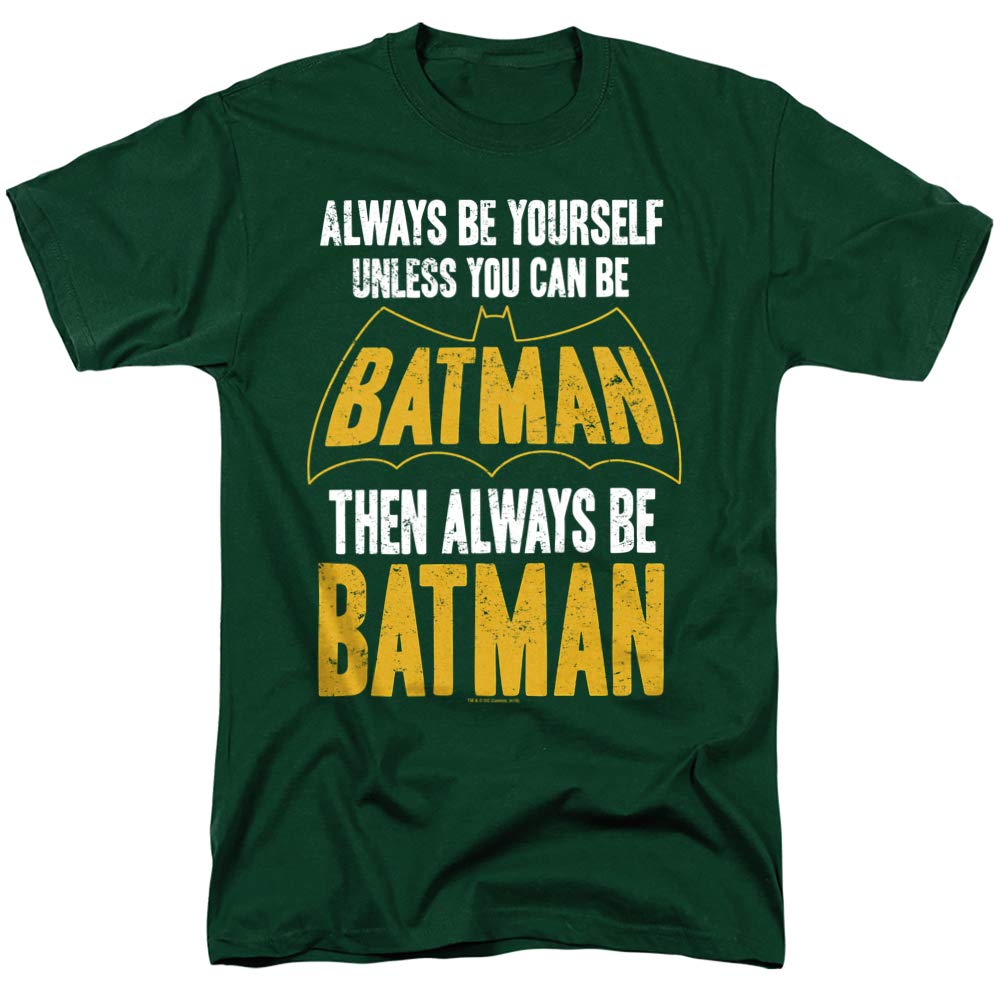 Batman Unisex Adult T-Shirt for Men & Women - Superhero Graphic Tee for Cosplay, Casual Wear & Gifts