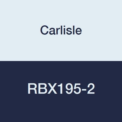 CARLISLE RBX195-2 Rubber Gold Ribbon Cog-Band Belts - 2 Pack, 21/32