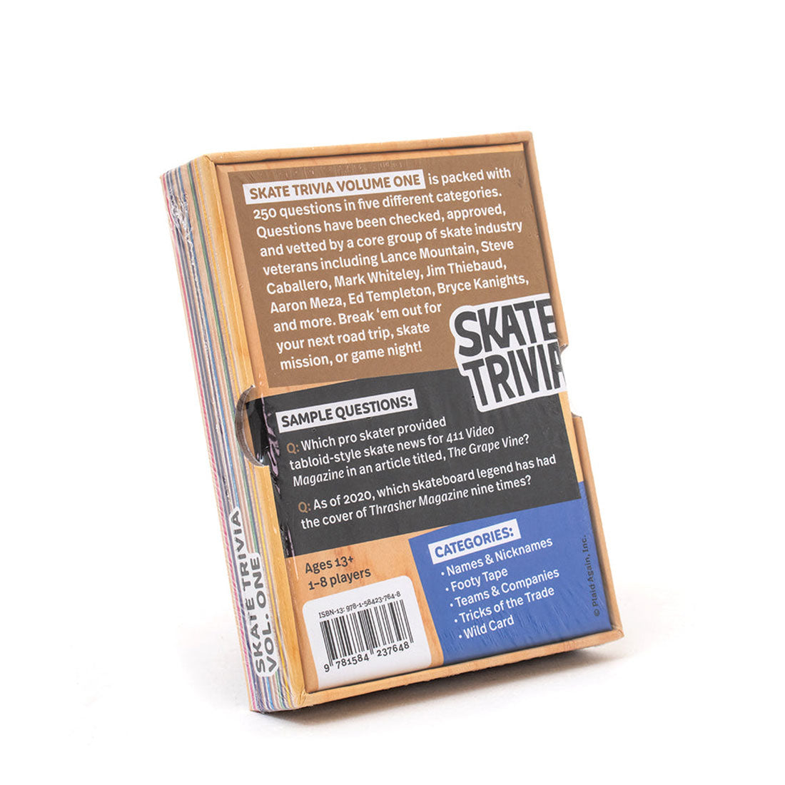 Skate Trivia Game Volume One - Fun Skateboarding Quiz Cards for Parties & Game Nights - Perfect for Skateboard Enthusiasts and Friends