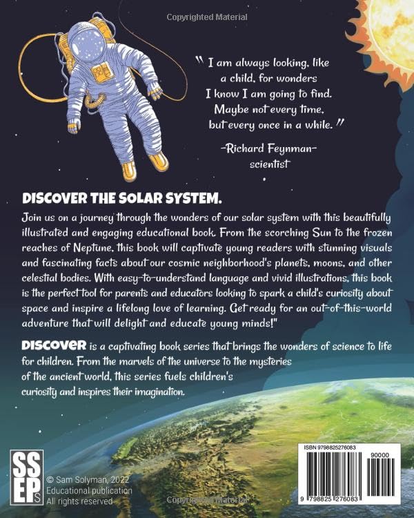 Solar System Book for Kids - Explore Planets & Space for Learning