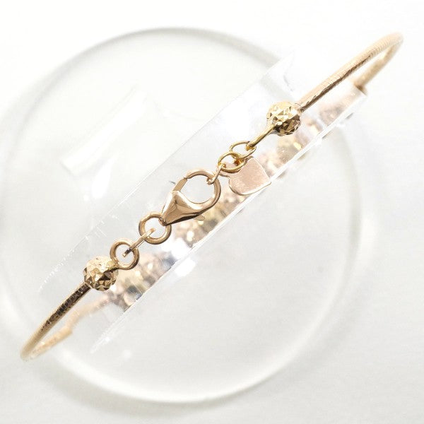 18K Yellow Gold, White Gold & Pink Gold Bangle Bracelet for Women - Elegant Stackable Jewelry for Weddings, Parties & Everyday Wear