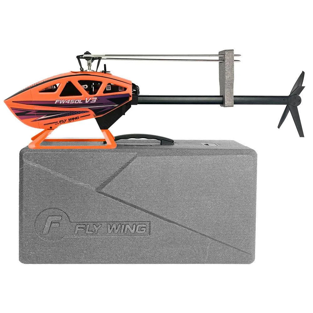 FLY WING FW450L V3 6CH 3D Auto Acrobatics GPS RC Helicopter with Altitude Hold - RTF/BNF/PNP Options & H1 Flight Control System - Perfect for Outdoor Aerial Photography, FPV Racing and RC Hobby Flying